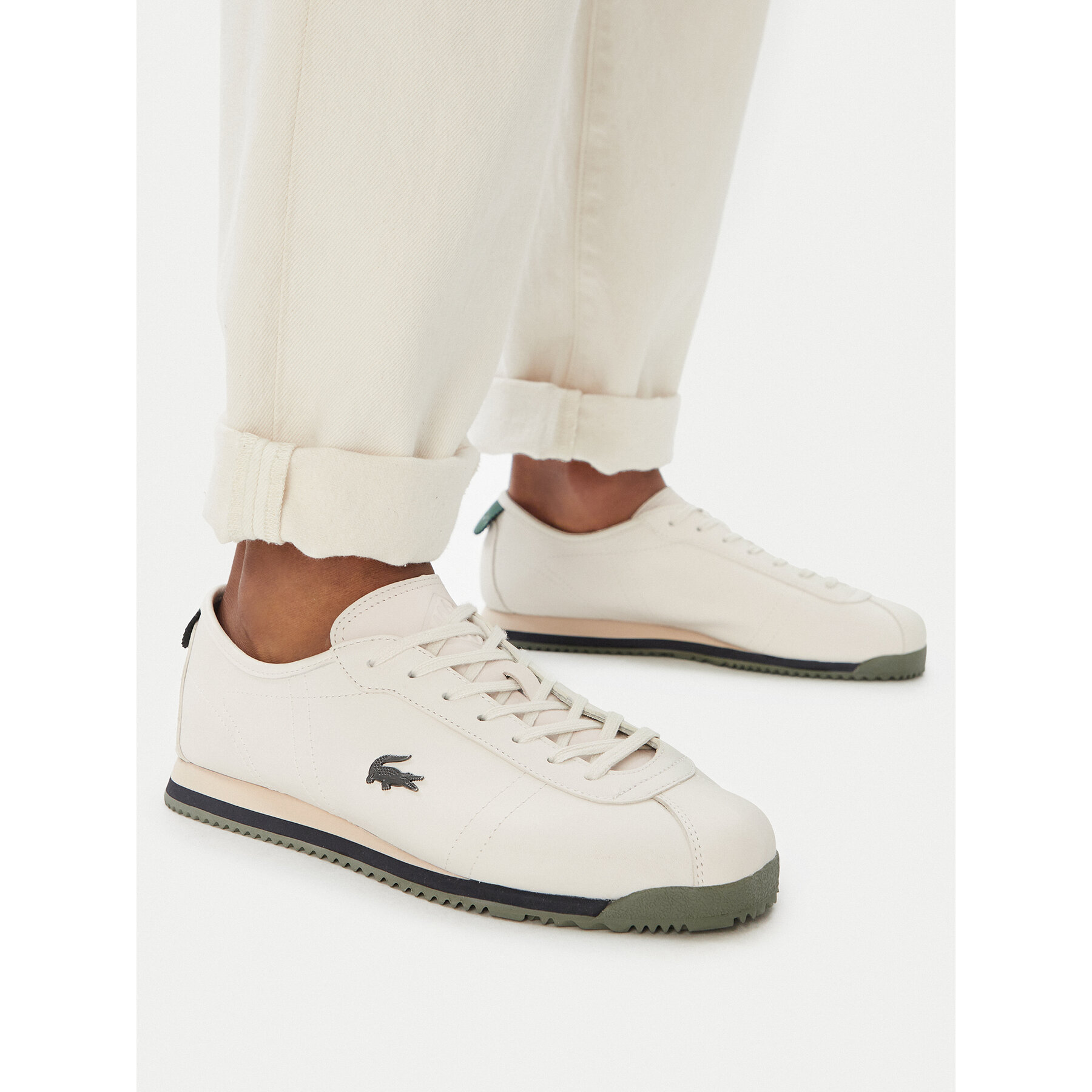 Sneakers Lacoste Club Low 52SMA0021 Alb