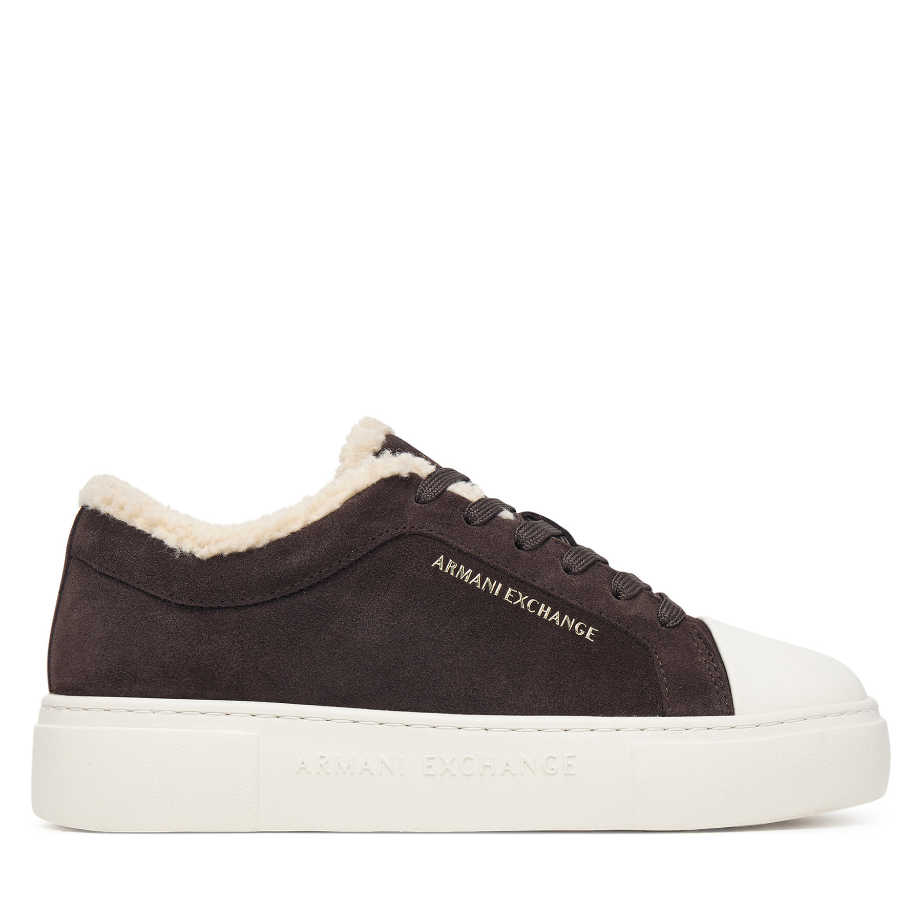 Tenisice Armani Exchange XW003067 AF27450 U6032 Tamno smeđa