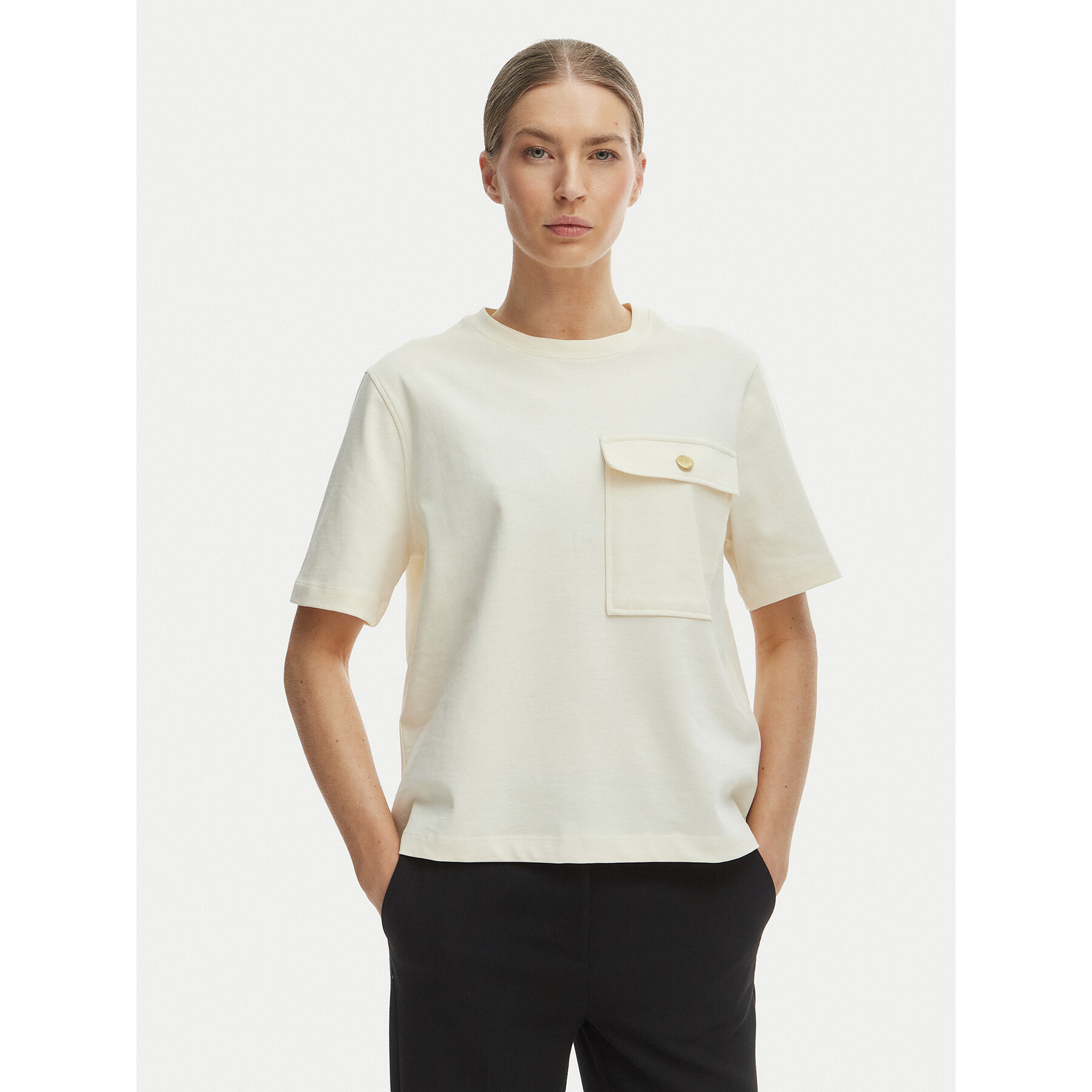 Tommy Hilfiger T-Shirt WW0WW49249 Beige Relaxed Fit