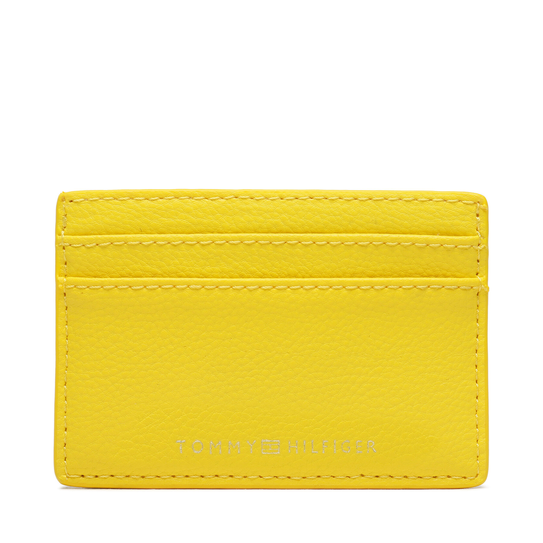 Etui na karty kredytowe Tommy Hilfiger Żółty Th Contemporary Cc Holder AW0AW14894