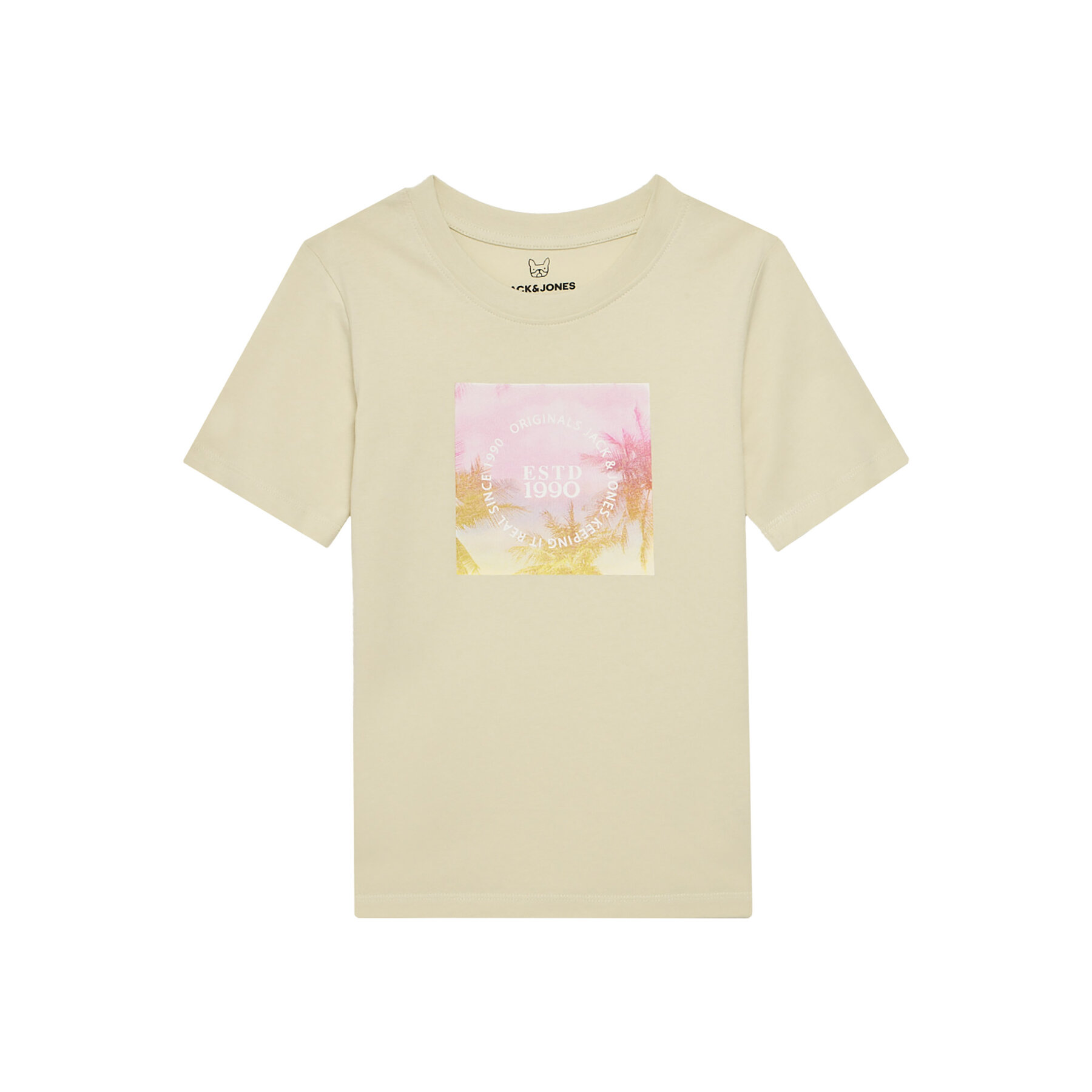 Jack & Jones Junior Marškinėliai Varenna 12278349 Žalia Regular Fit