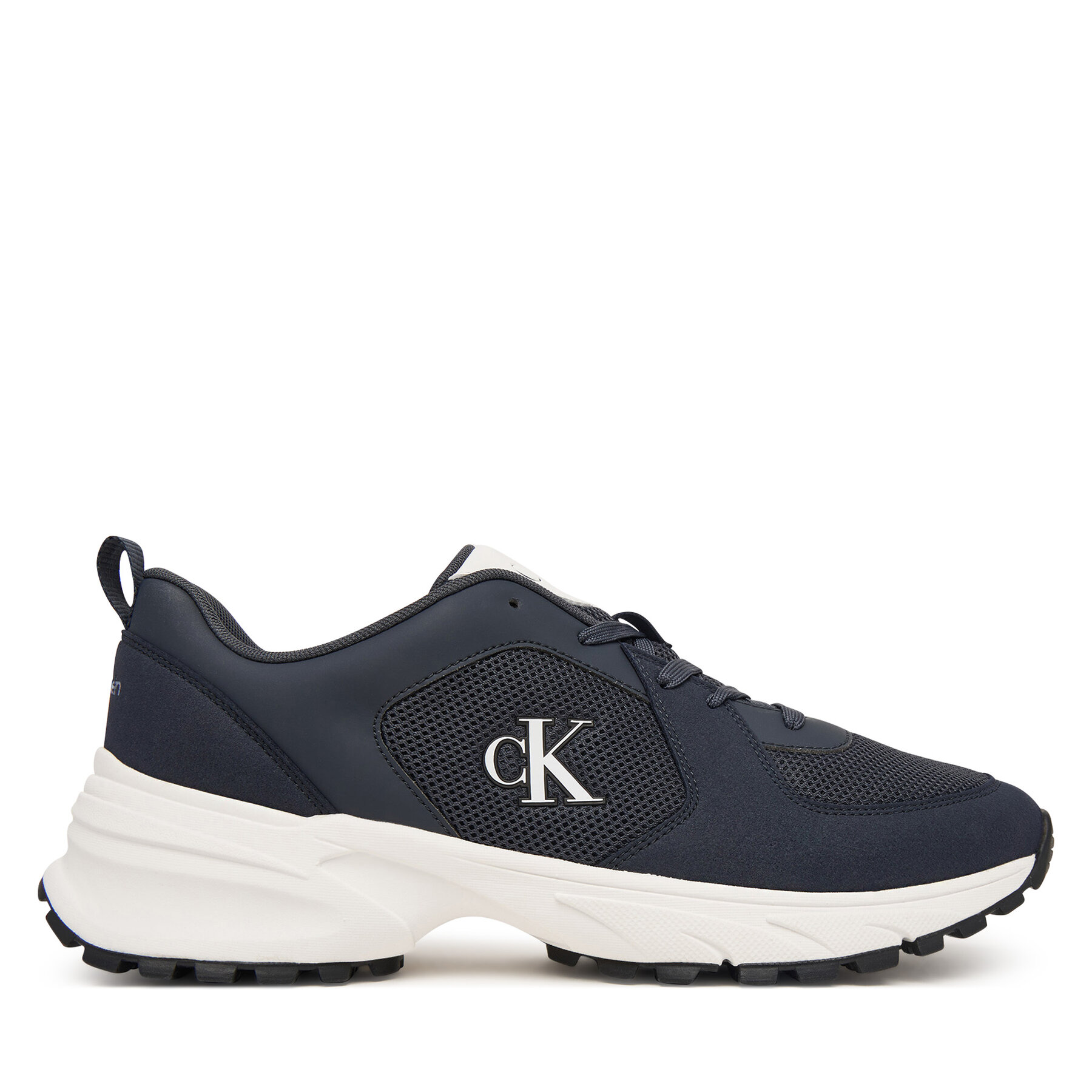Сникърси Calvin Klein Hike Runner Lace Up Su Mesh HM0HM02448 Тъмносин