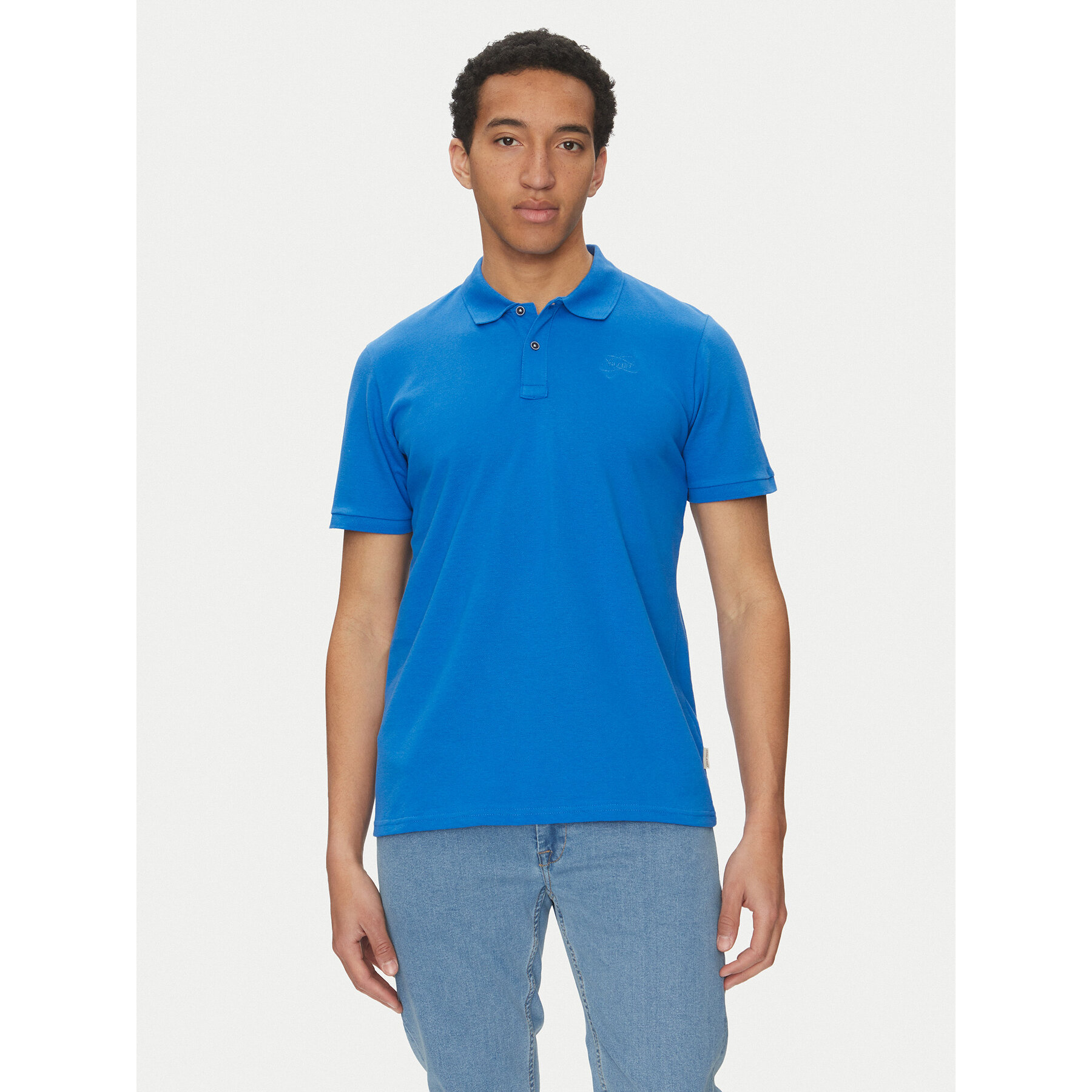 Blend Polo 20717857 Blu Regular Fit