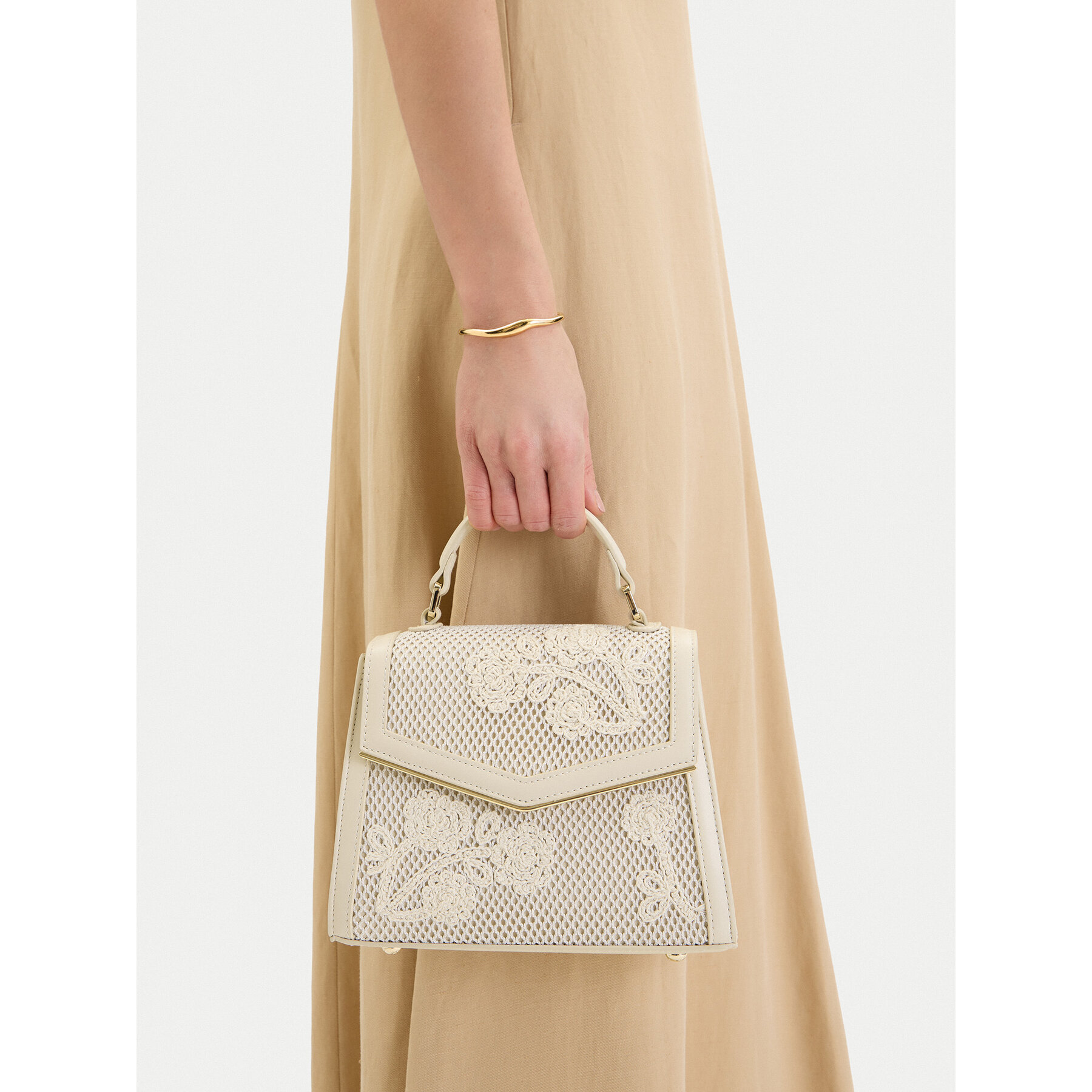 Τσάντα Nine West CEO-Wall Street Glow-KY318 Μπεζ