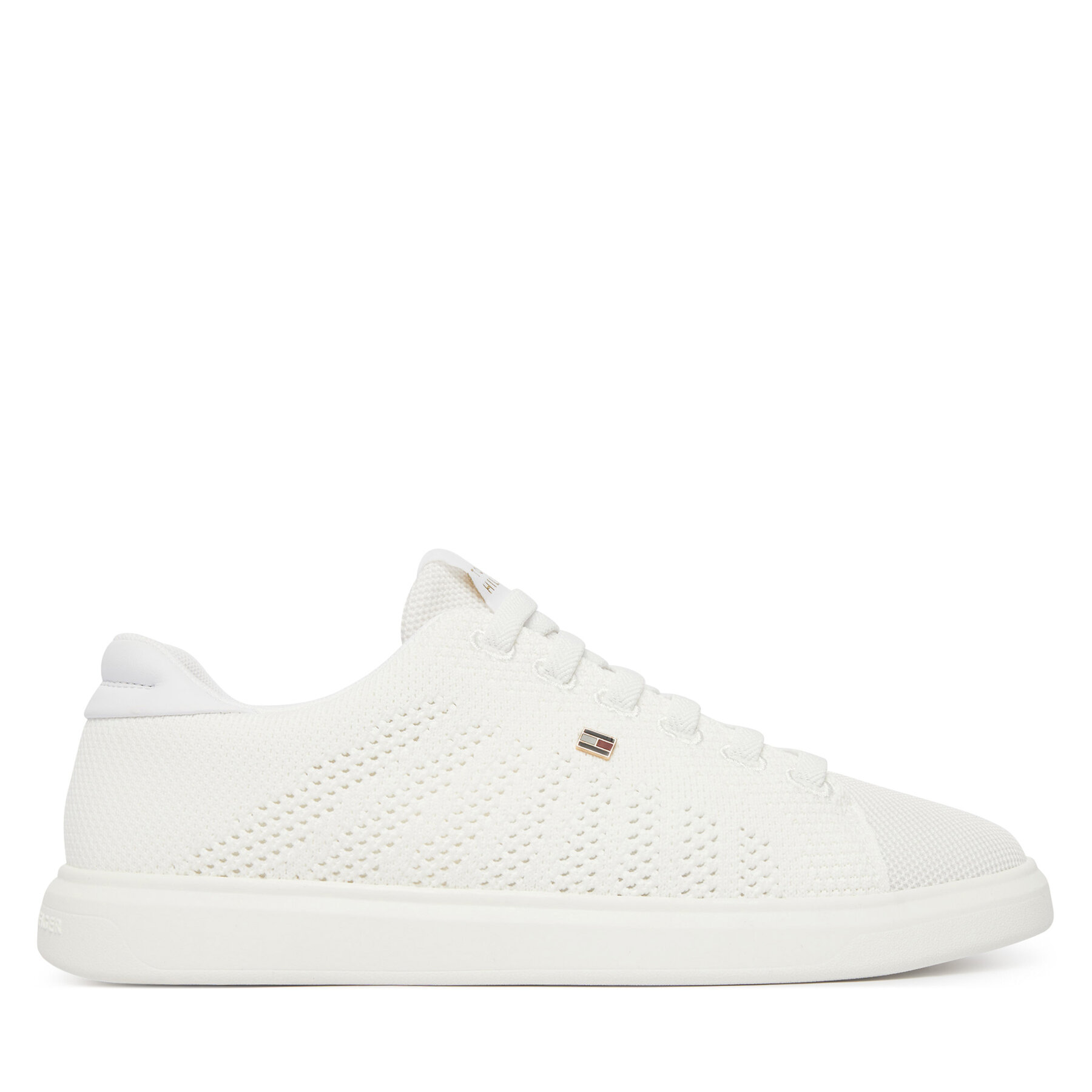 Sneakersy Tommy Hilfiger Th Icon Light Knit Sneaker FW0FW09401 Biela