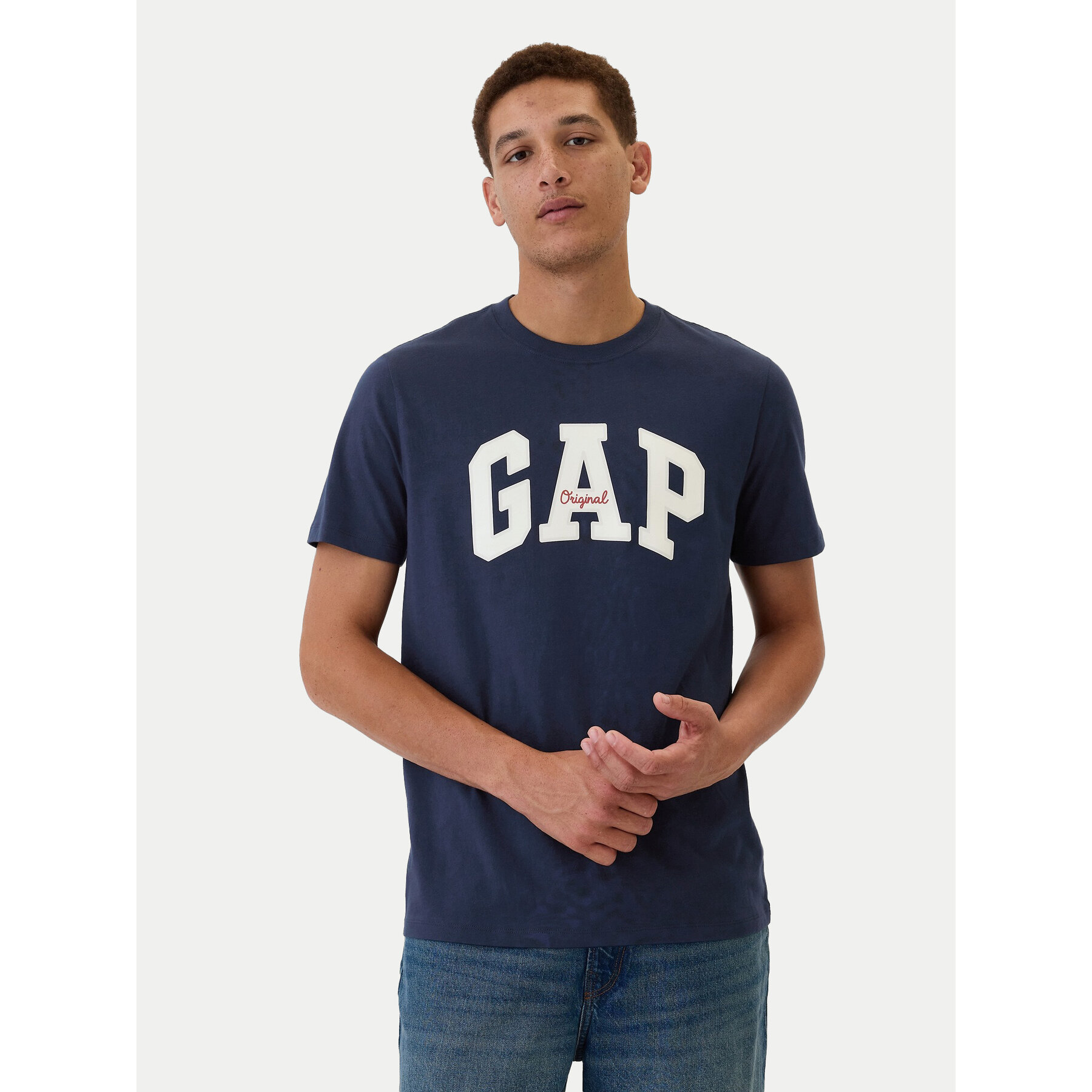 Gap T-Shirt 542246-02 Σκούρο μπλε Regular Fit