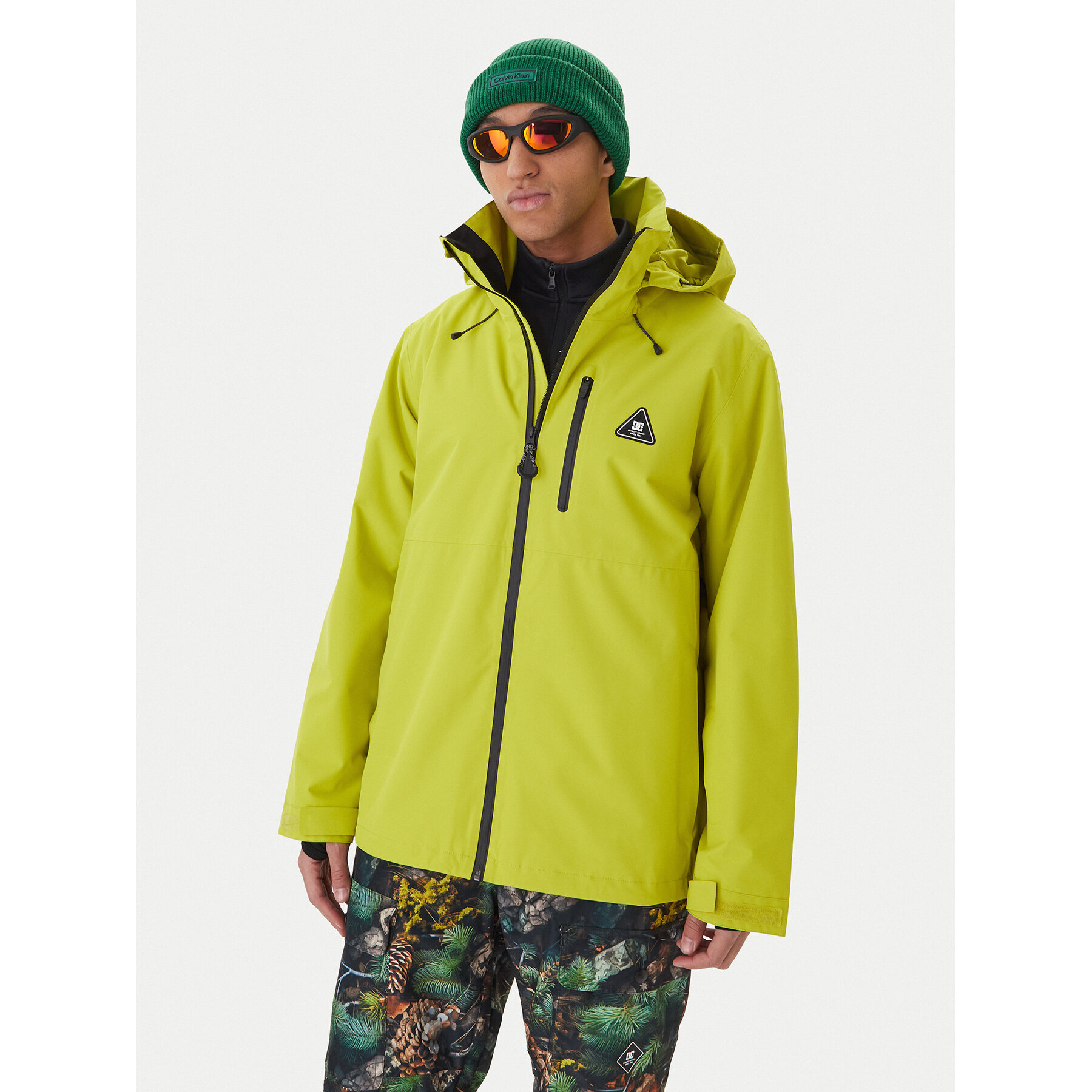 DC Shoes Snowboardjacke Basis 30k ADYTJ03059 Grün Regular Fit