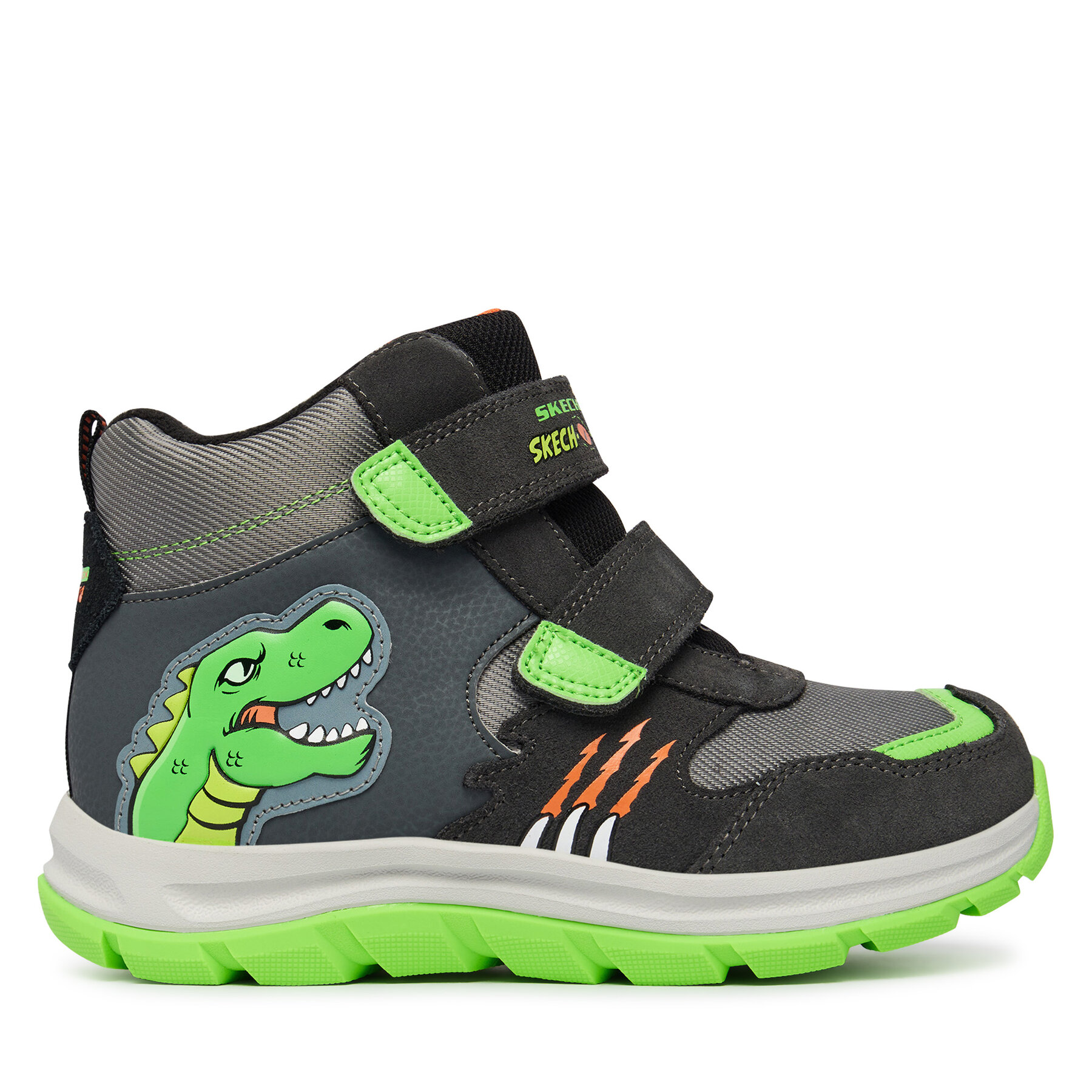 Зимни обувки Skechers Dynamic Trail - Dino-Scouts 406373L/CCLM Сив