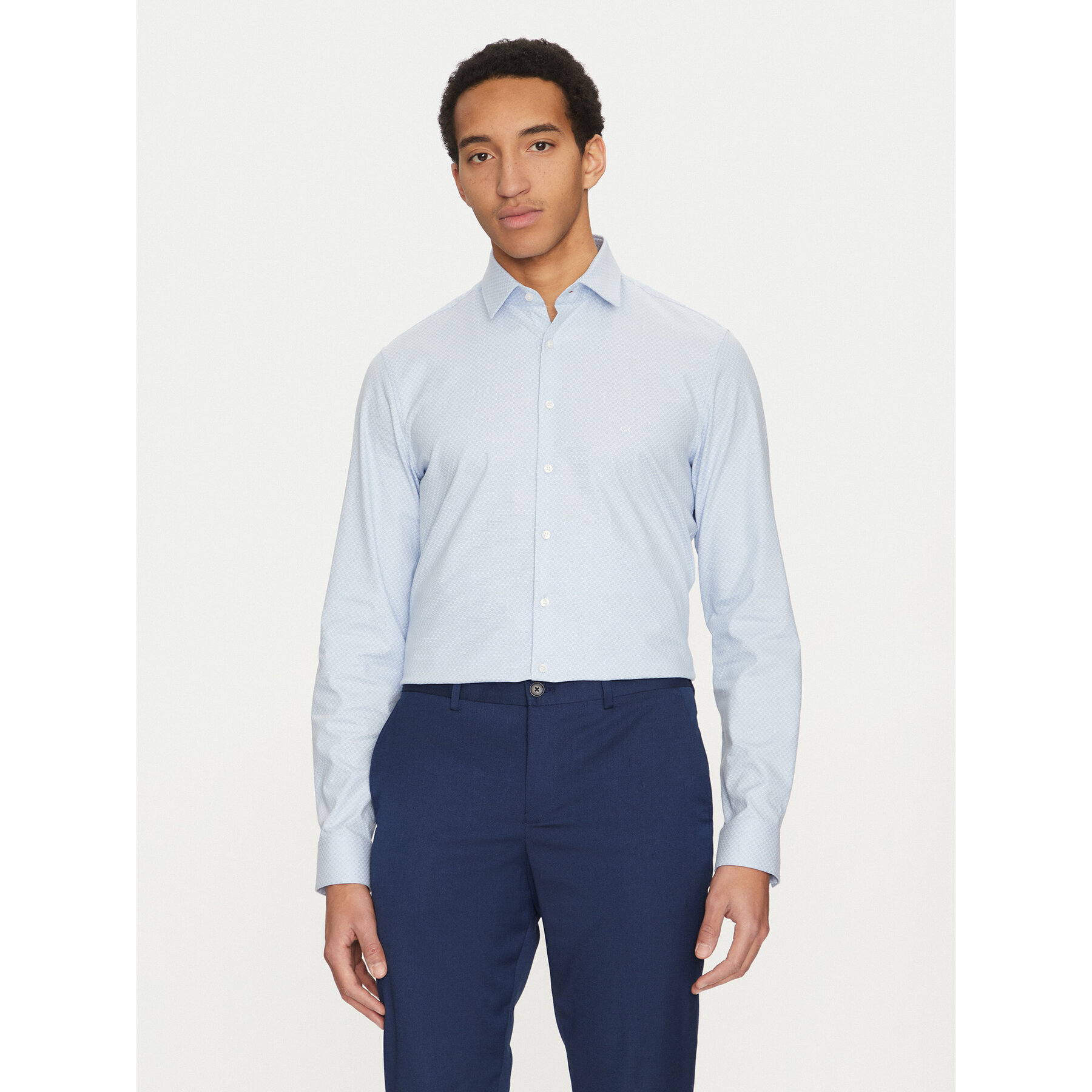 Calvin Klein Hemd K10K114307 Himmelblau Slim Fit