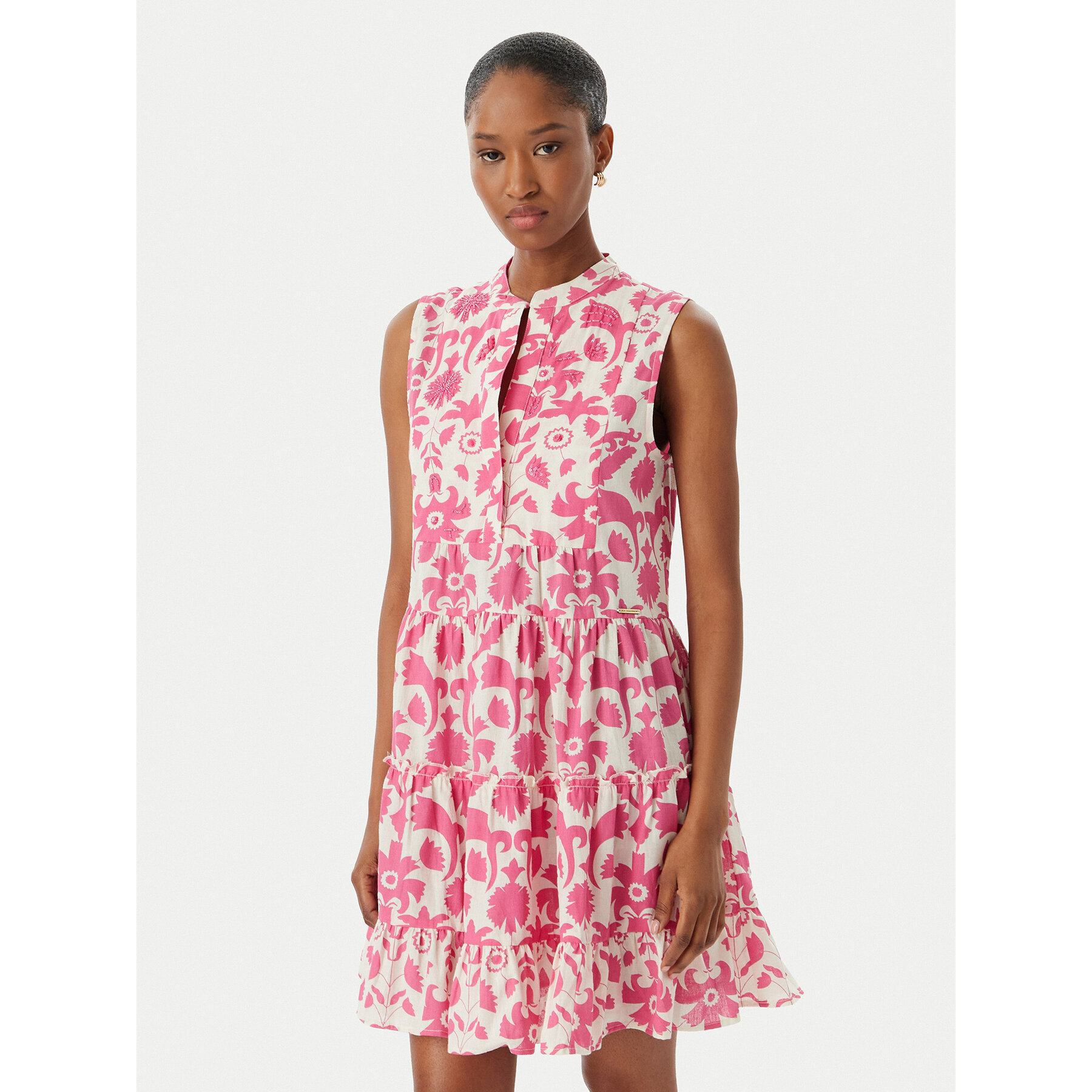 LOLA CASADEMUNT Sommerkleid LS2616040 Hellrosa Regular Fit