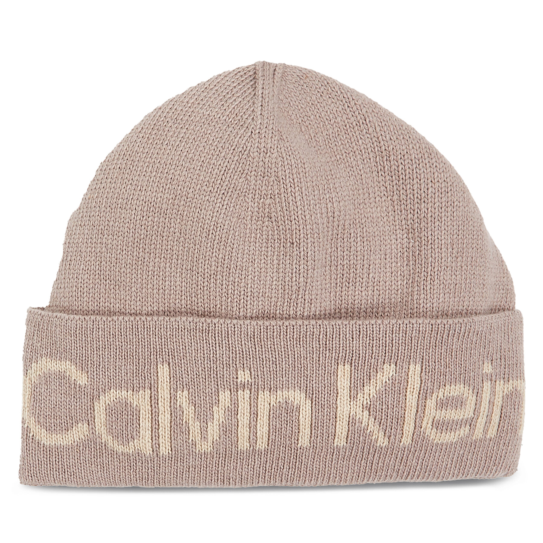  Sapka Calvin Klein Logo Reverso Tonal Beanie K60K611151 Bézs akciós termékkép 1