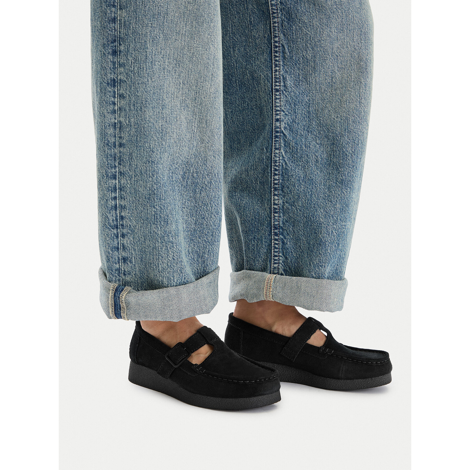 Nizki čevlji Clarks WallabeeEVOBar 26183153 Črna