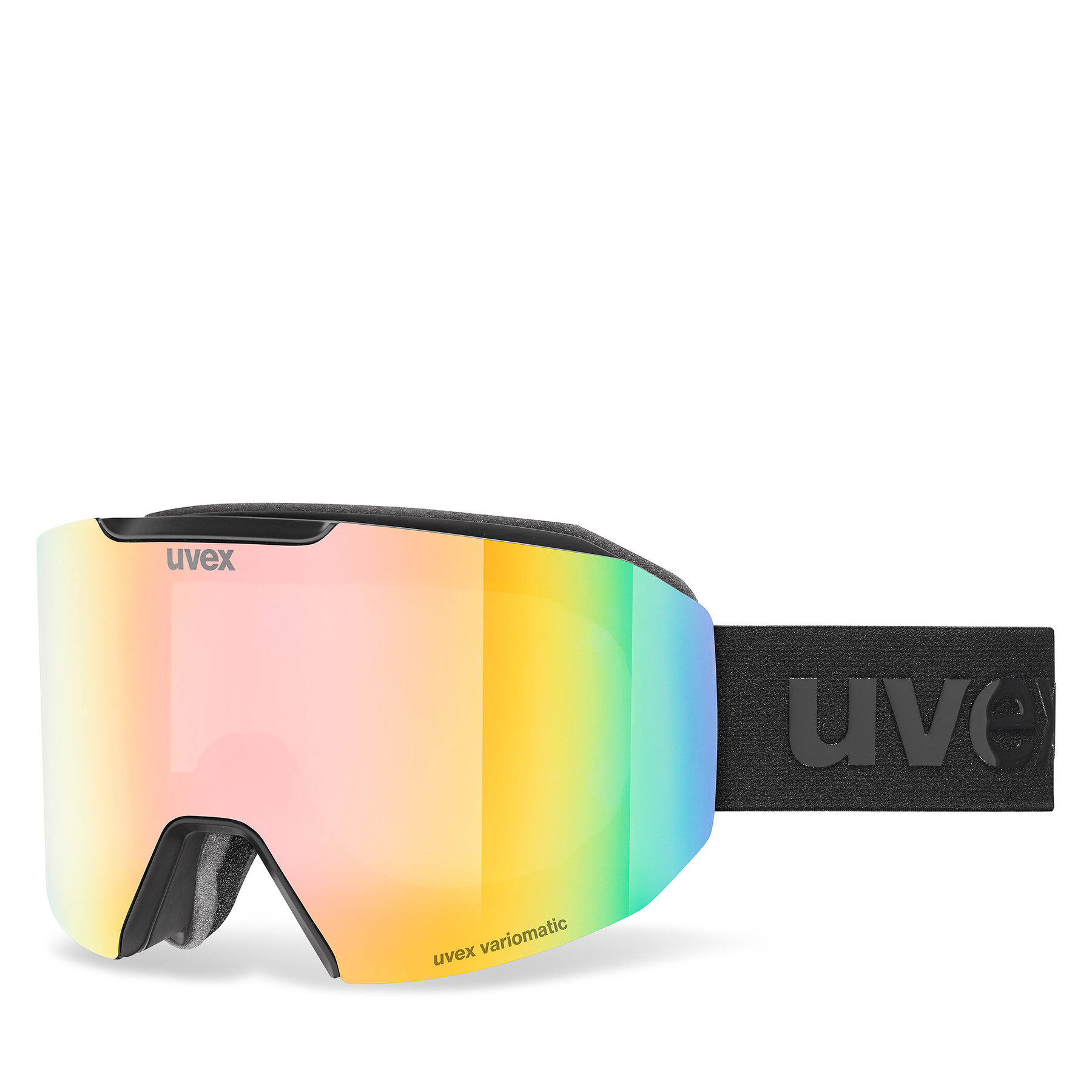 Skibrille Uvex Evidnt Attract V + Case 55/0/671/2130/UNI Schwarz