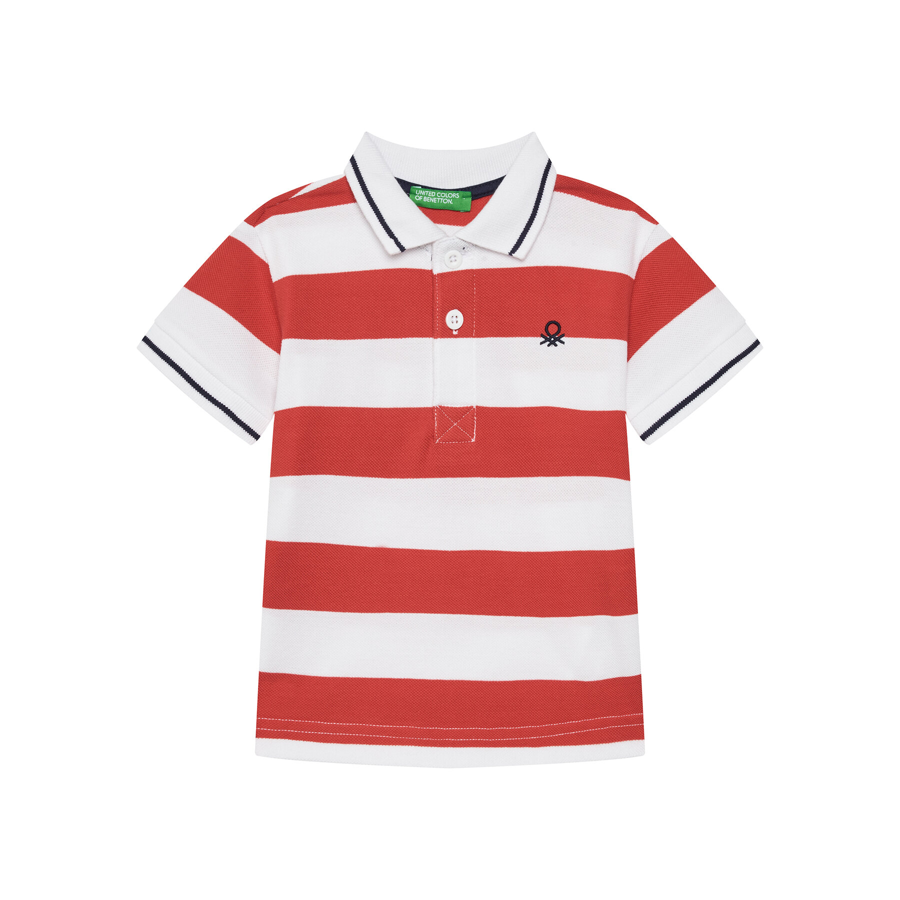 United Colors Of Benetton Pólóing 39QAG300V Piros Regular Fit