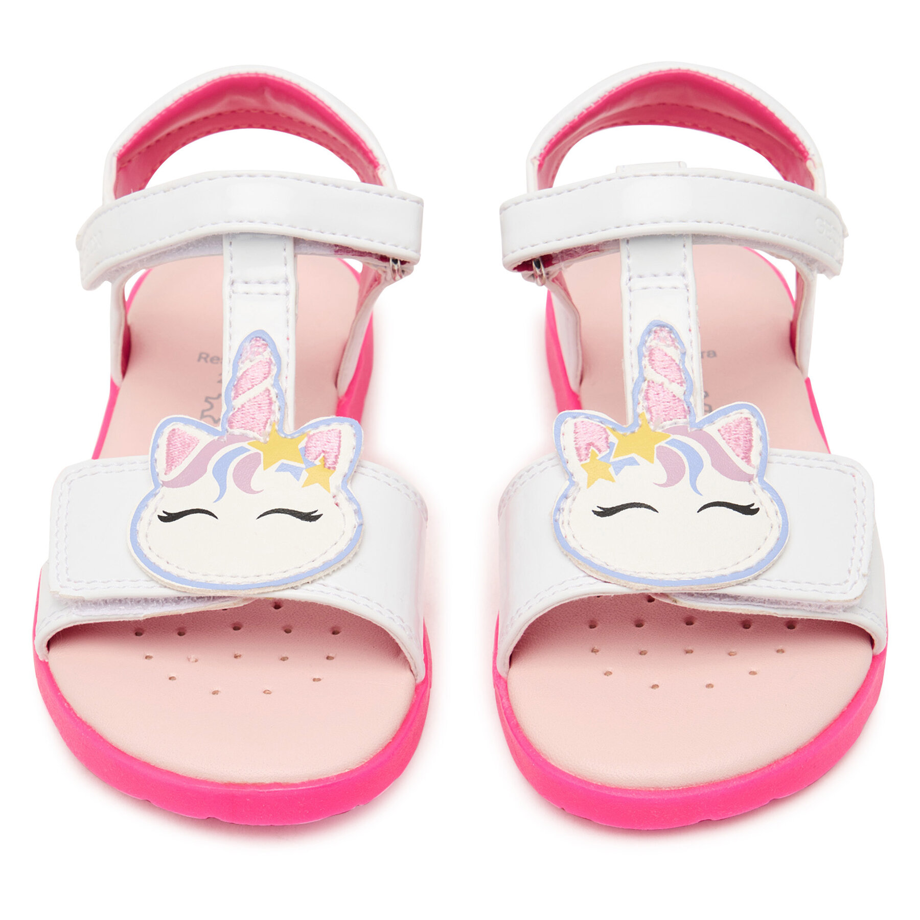 Σανδάλια Geox J Sandal Joyfoot Gir J65P1C 000HH C1441 M Λευκό