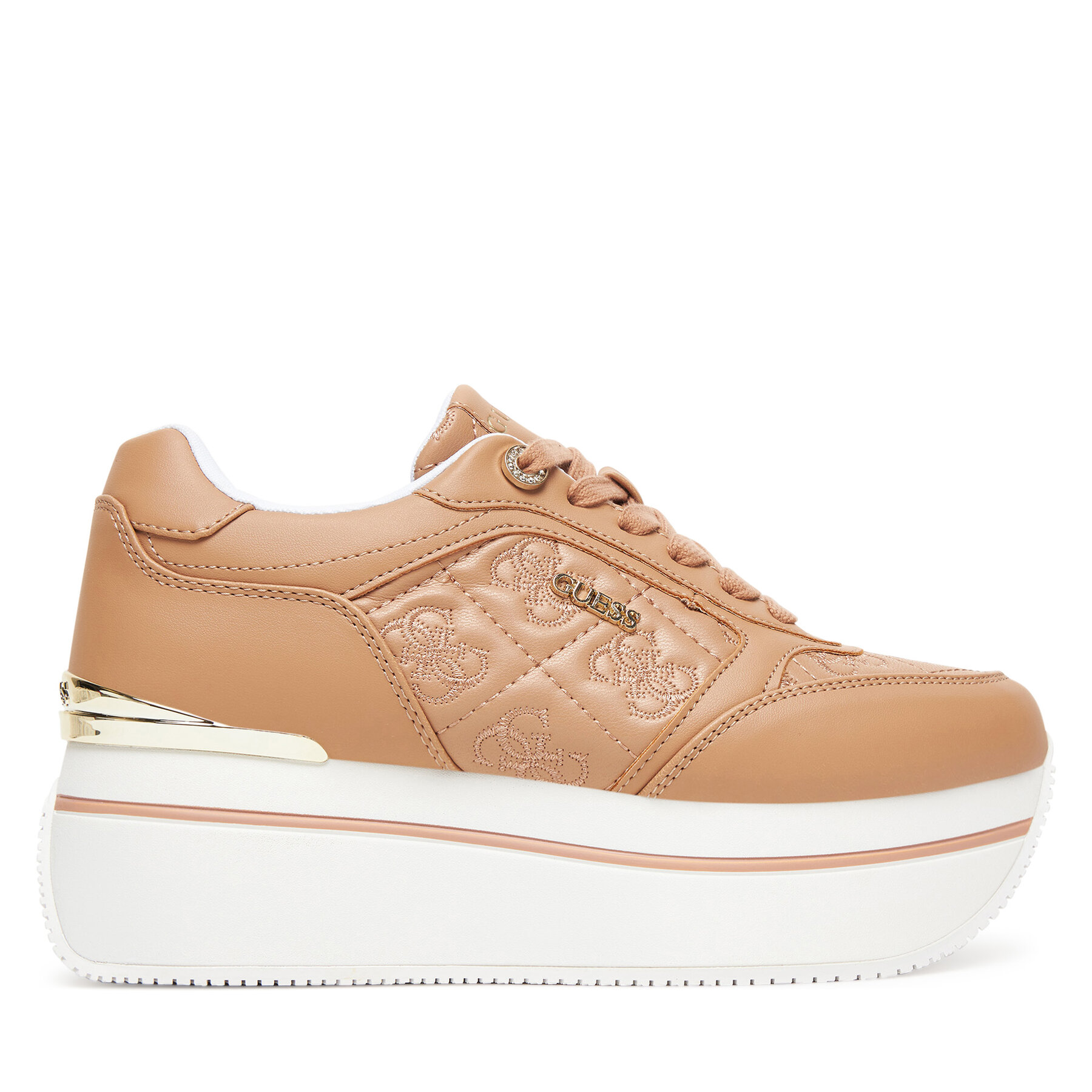 Sneakersy Guess FLTCM9 FAL12 Béžová