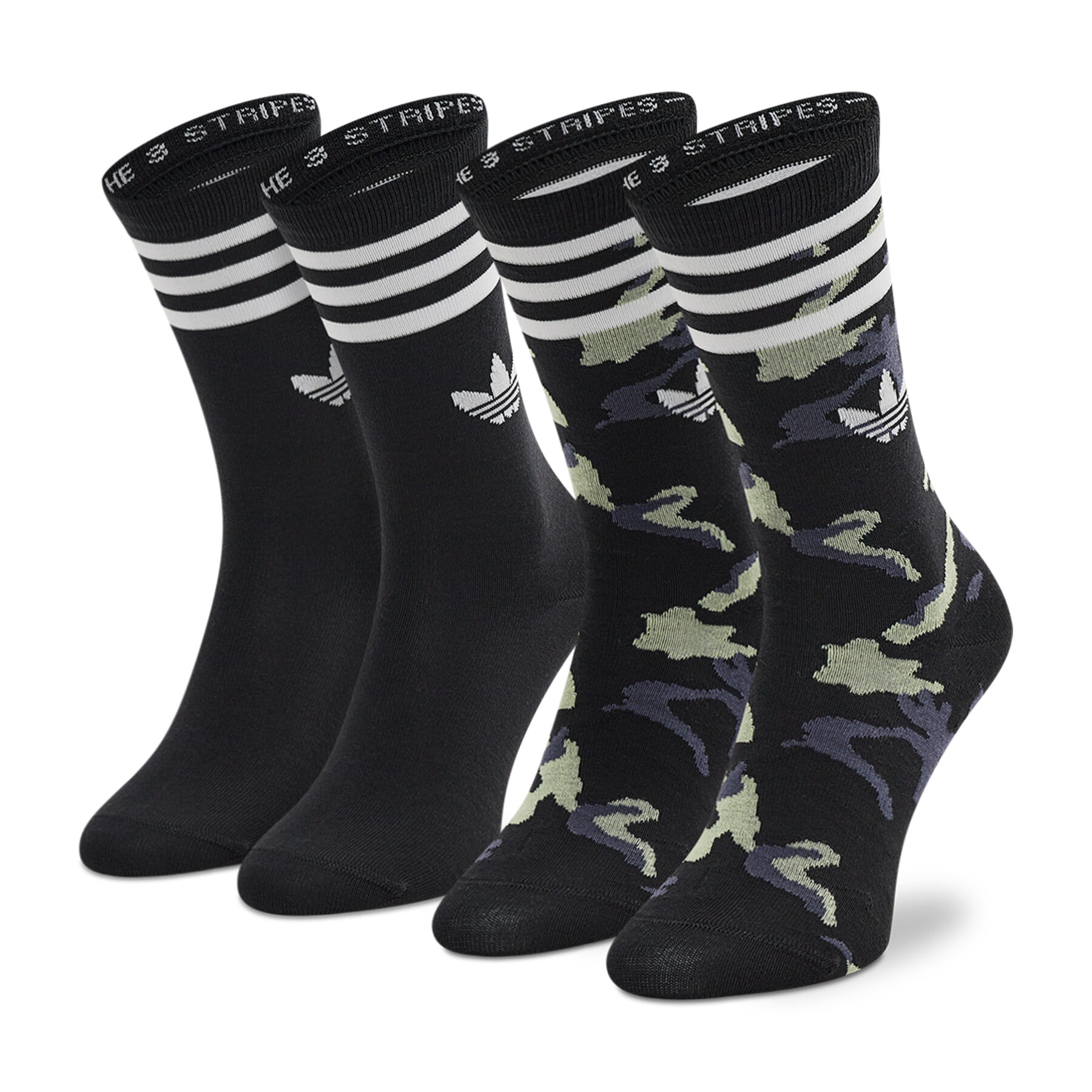 Adidas Camo Crew Socks 2-Pack black (HC9533) - Medias y calcetines