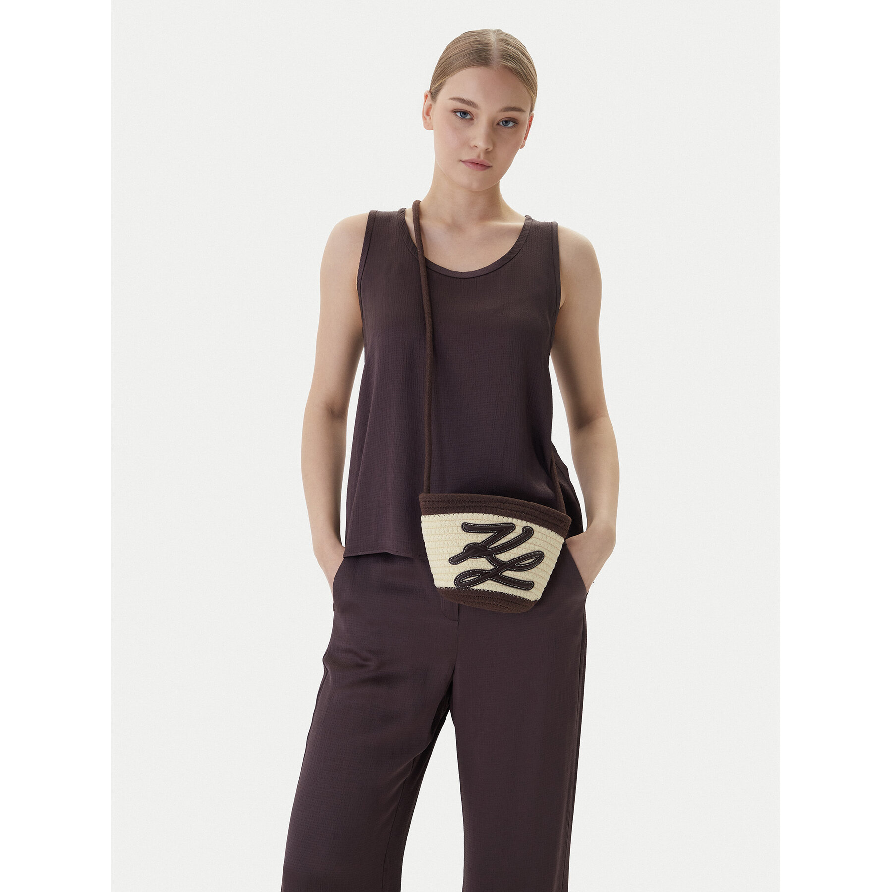 Geantă KARL LAGERFELD B1W46081 Negru