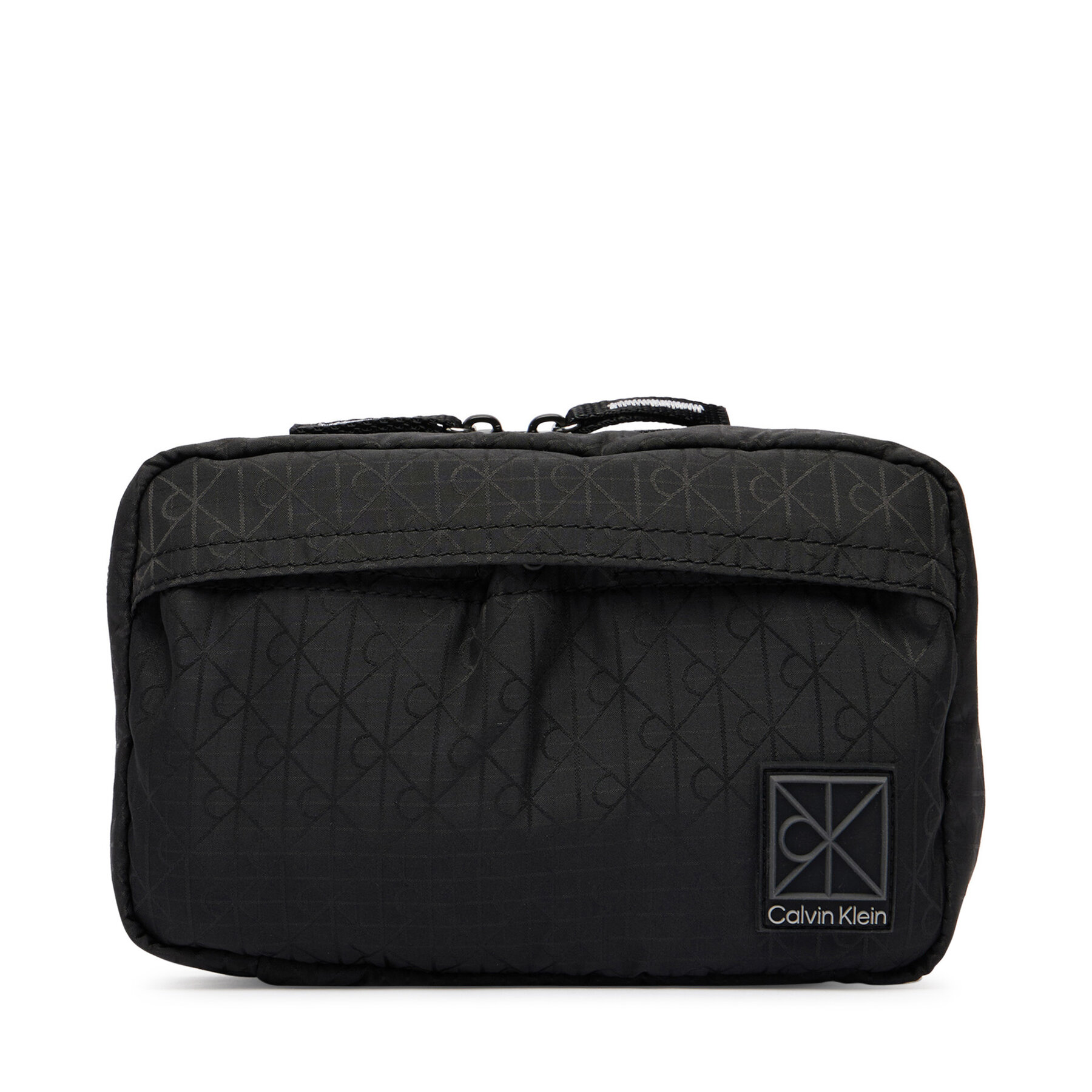 Несесер Calvin Klein Emblem Aop Washbag LV04D1208G Черен