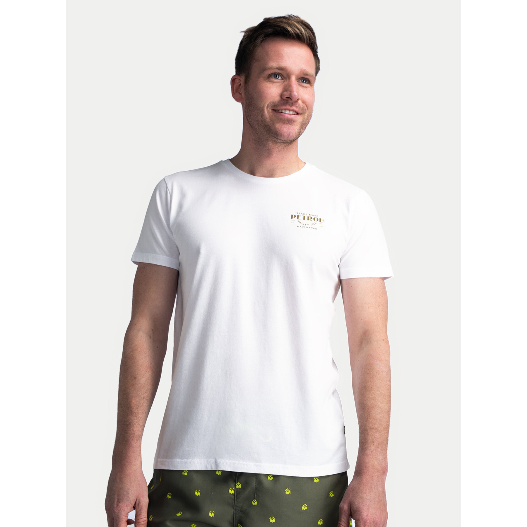 Petrol Industries T-shirt M-1040-TSR603 Bianco Regular Fit