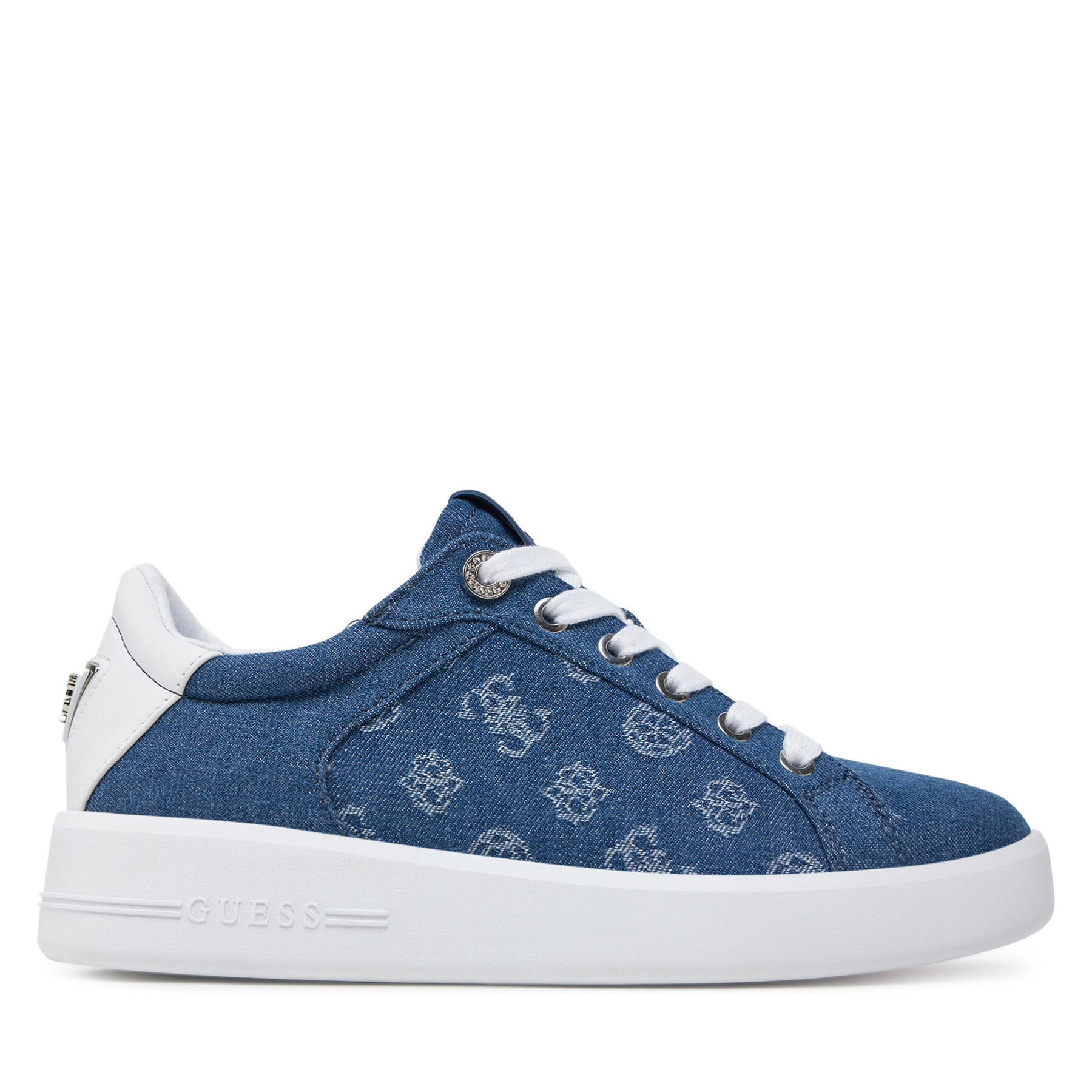 Sneakersy Guess FLJRN2 DEN12 Modrá