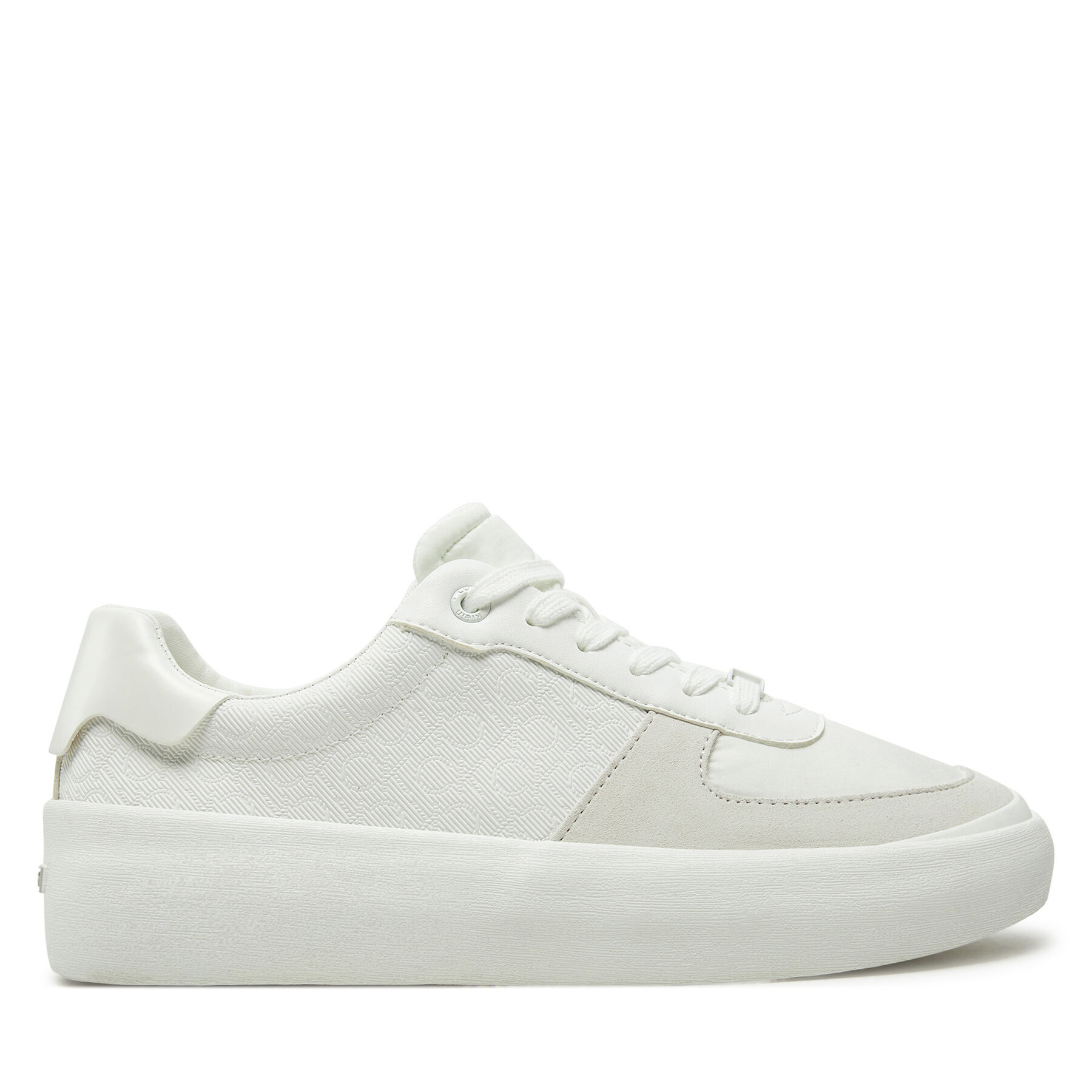 Sneakers Calvin Klein Vulc Lace Up - Mono HW0HW02293 Vit