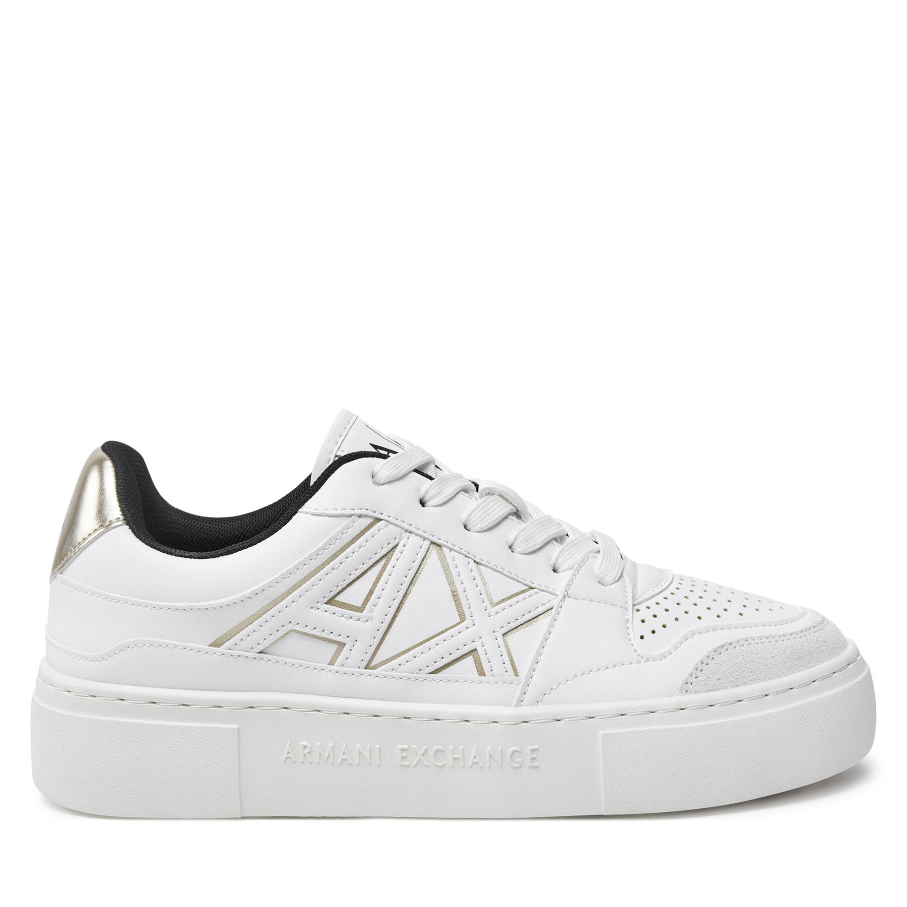 Sneakersy Armani Exchange XDX147 XV830 T782 Biela