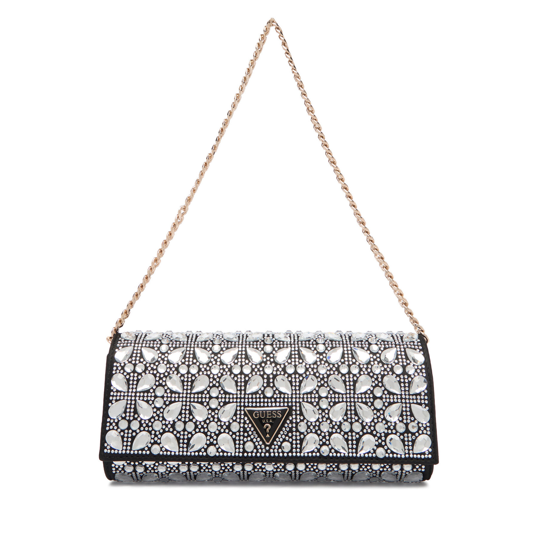 Guess Τσάντα Guess Elsie Mini HWSC96 50710 Ασημί