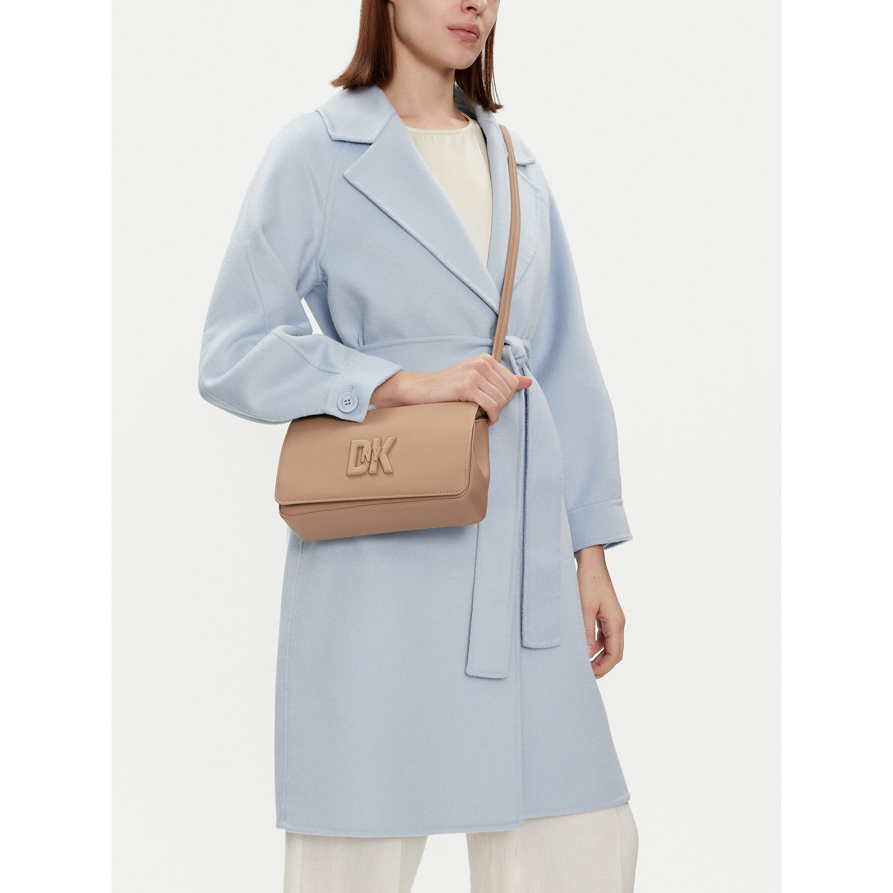 Táska DKNY Seventh Avenue Md Fl R33EKY30 Bézs