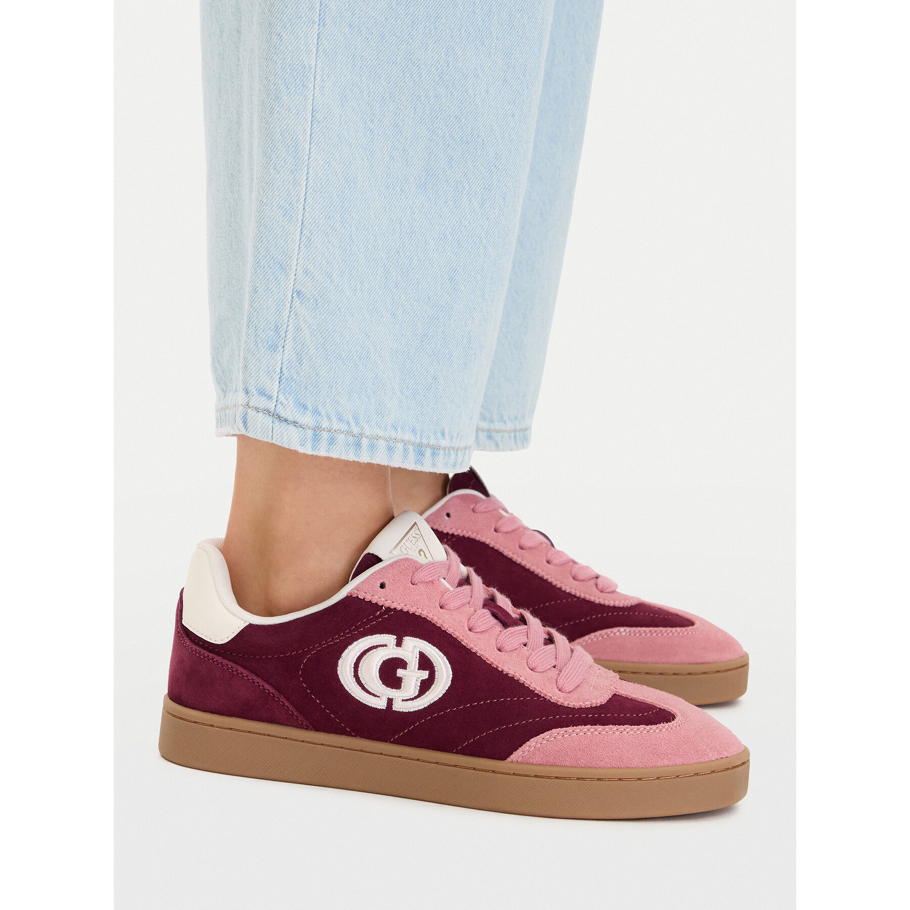 Tenisice Guess FLTJAC SUE12 Tamno roza