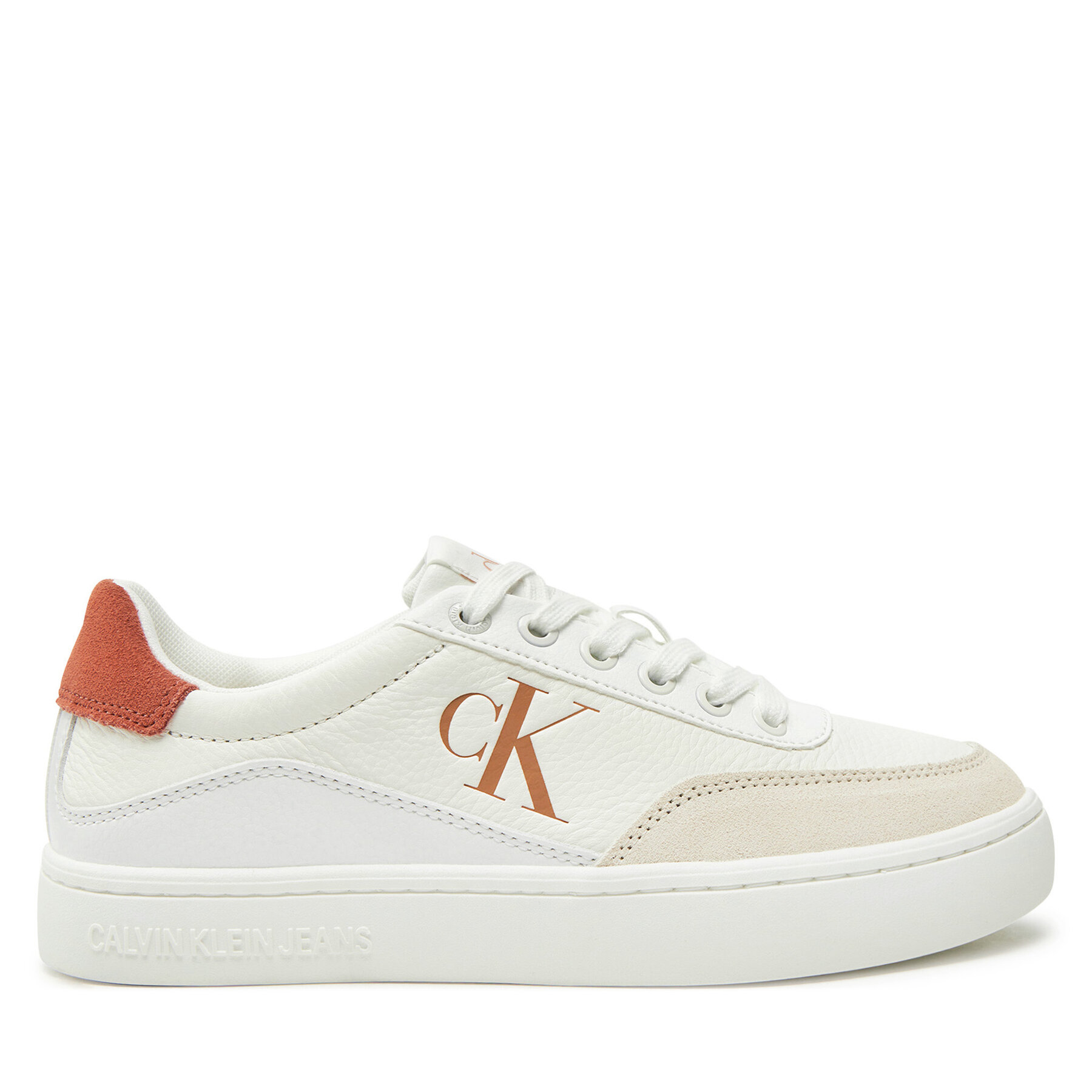 Női Sportcipő Calvin Klein Jeans, Méret: 36, Fehér, Classic Cupsole Laceup Low Lth YW0YW01668