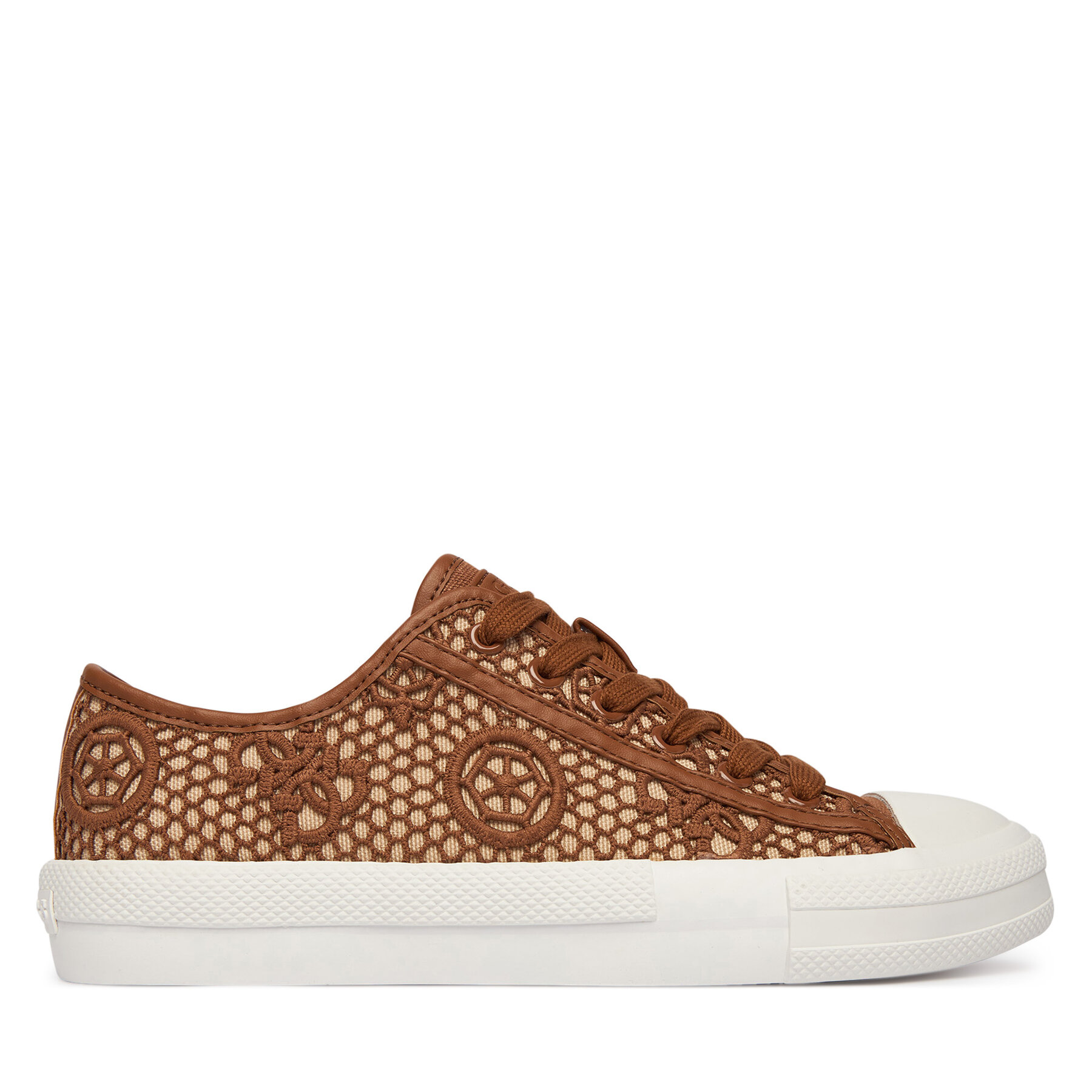 Guess Donna Scarpe da ginnastica, Taglia 40, Marrone chiaro, FLJCR2 FAP12, taglia : 40