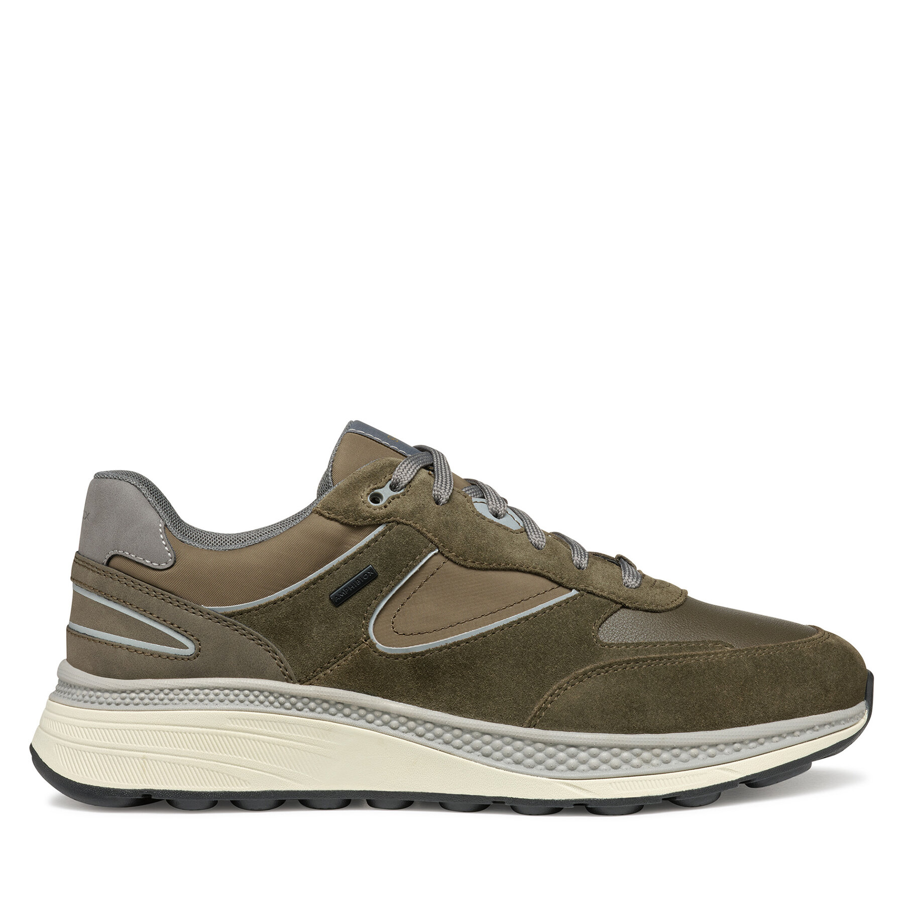 Męskie Geox Sneakersy, Rozmiar 46 Khaki U Spherica Actif X1 U46HGA 02285 C3277