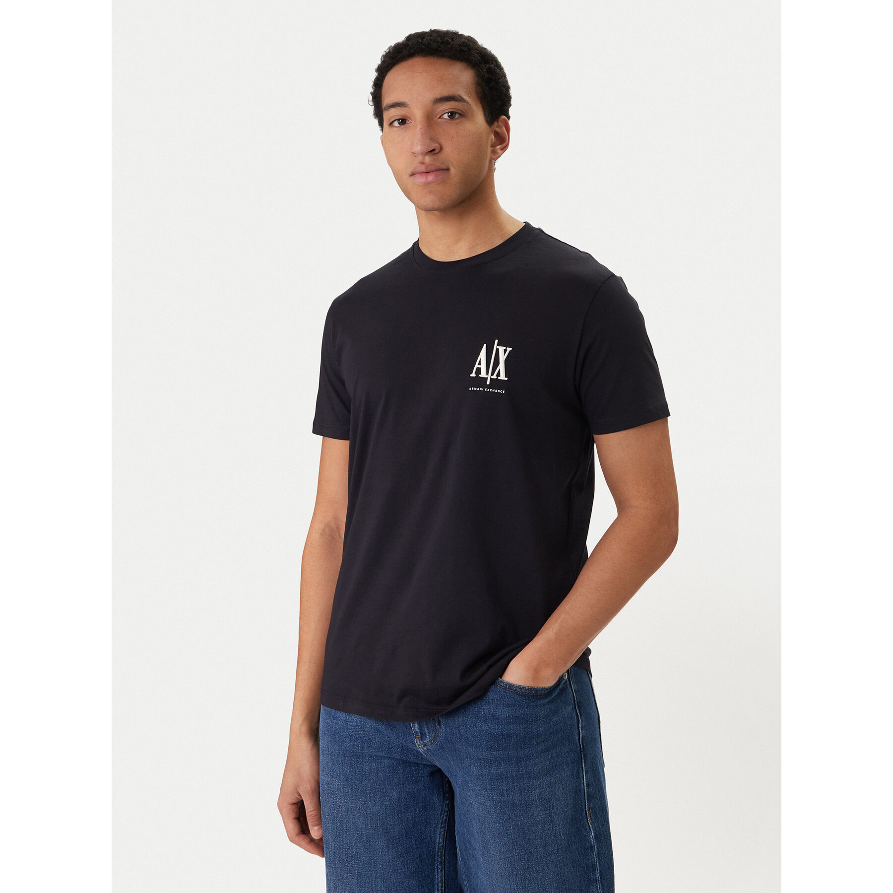 Armani Exchange T-Shirt XM000365 AF12308 UB101 Dunkelblau Regular Fit