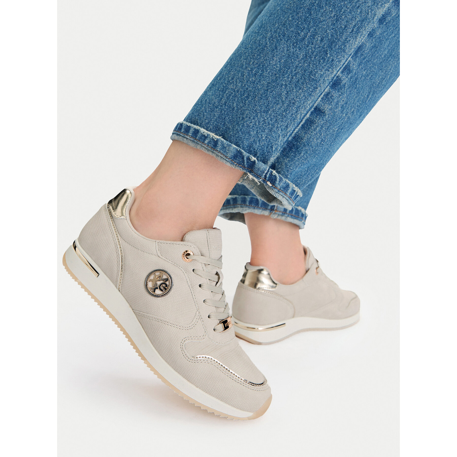 Sneakersy MEXX CEO-MI001013251W Béžová