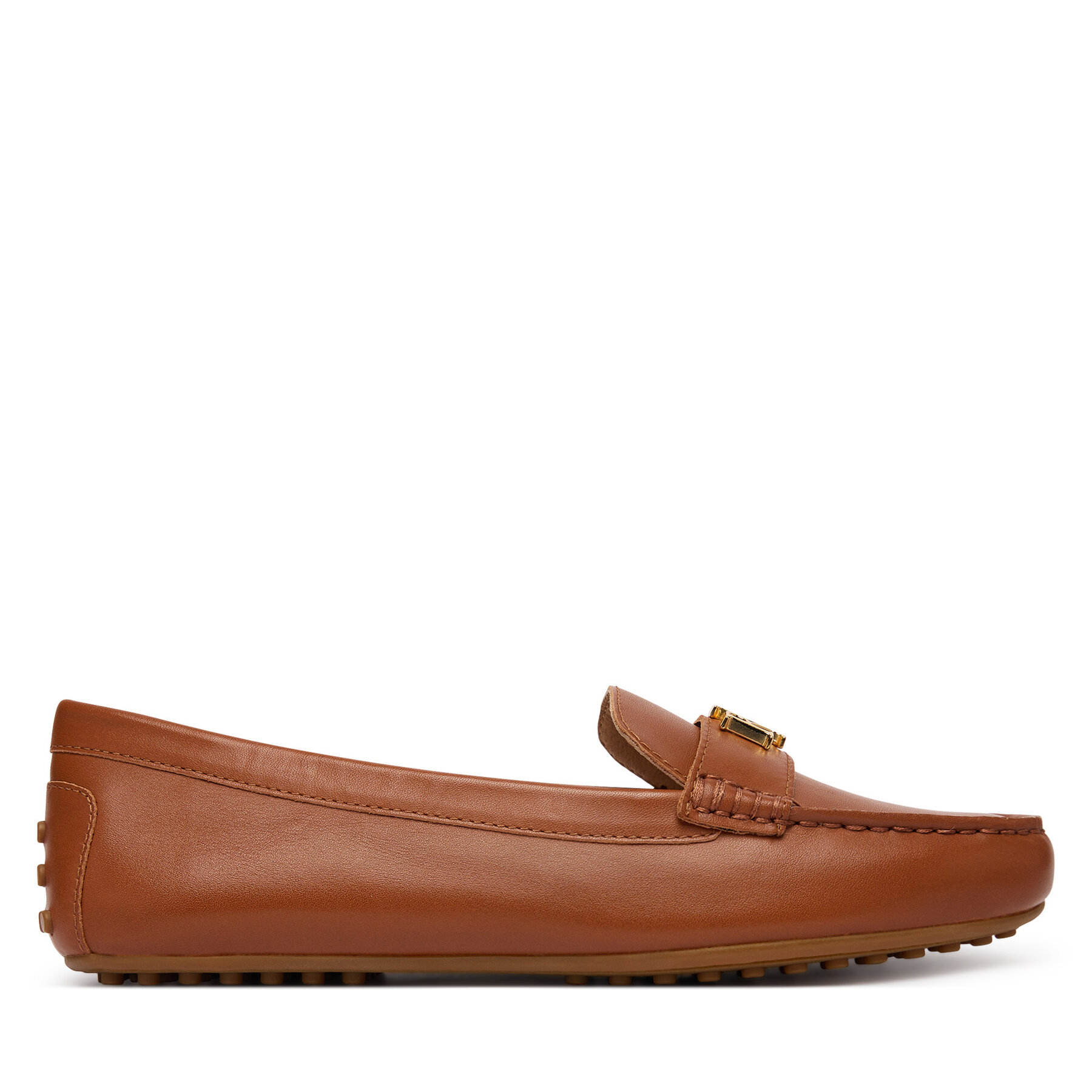 Mokasíny LAUREN RALPH LAUREN 802P09040002 Hnedá