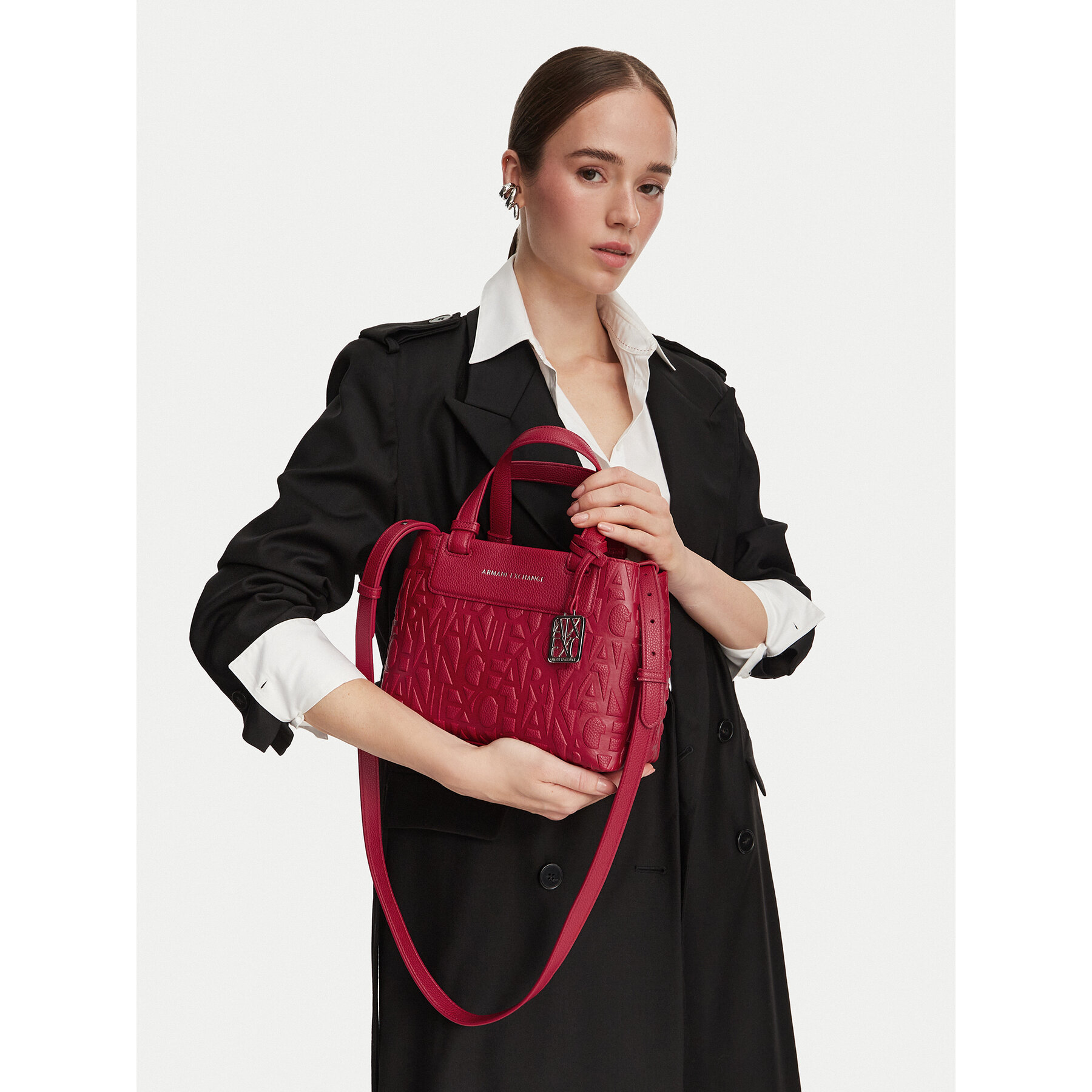 Kabelka Armani Exchange XW001576 AF15774 U5102 Červená