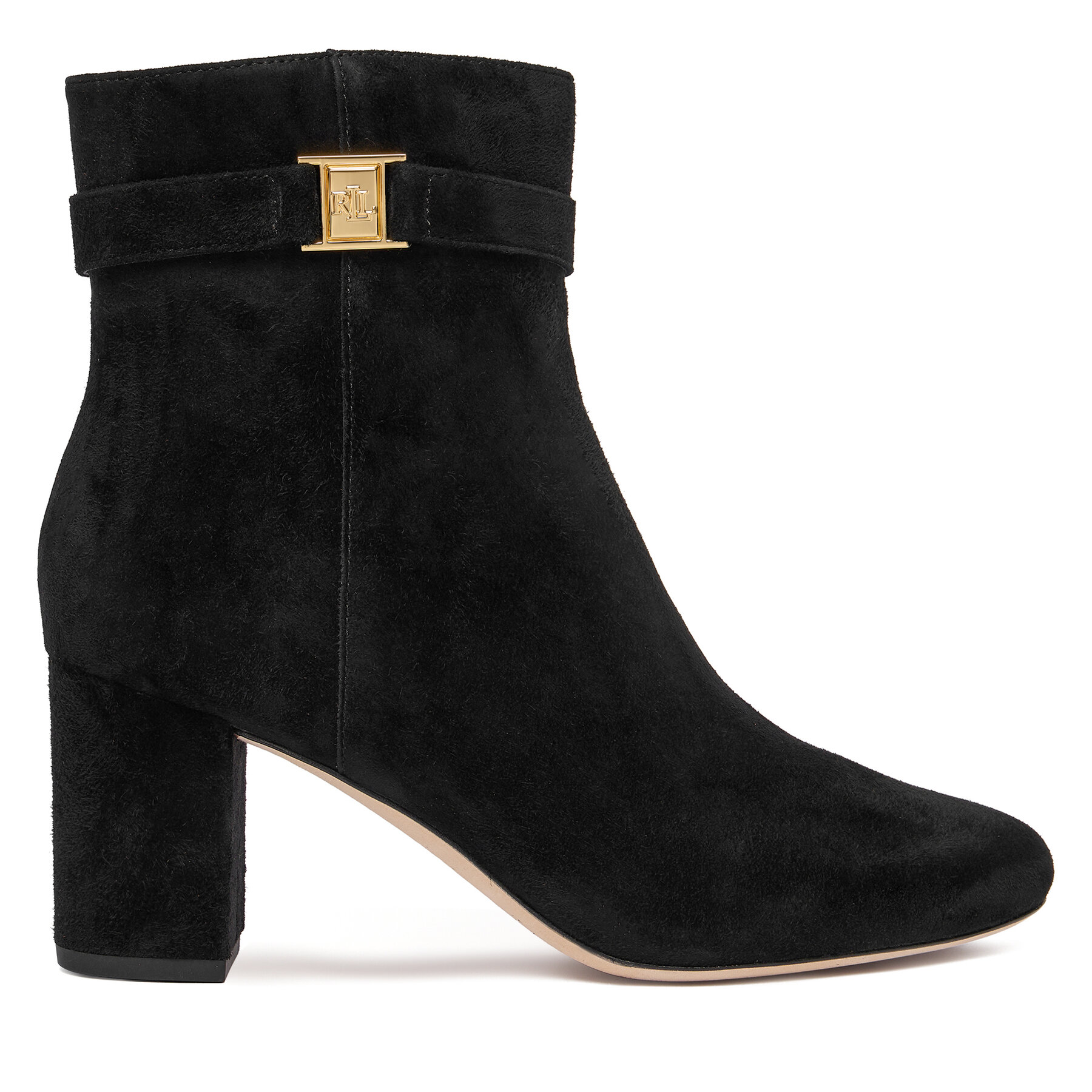 Polokozačky LAUREN RALPH LAUREN Kellie Bt Hi 802967827001 Černá