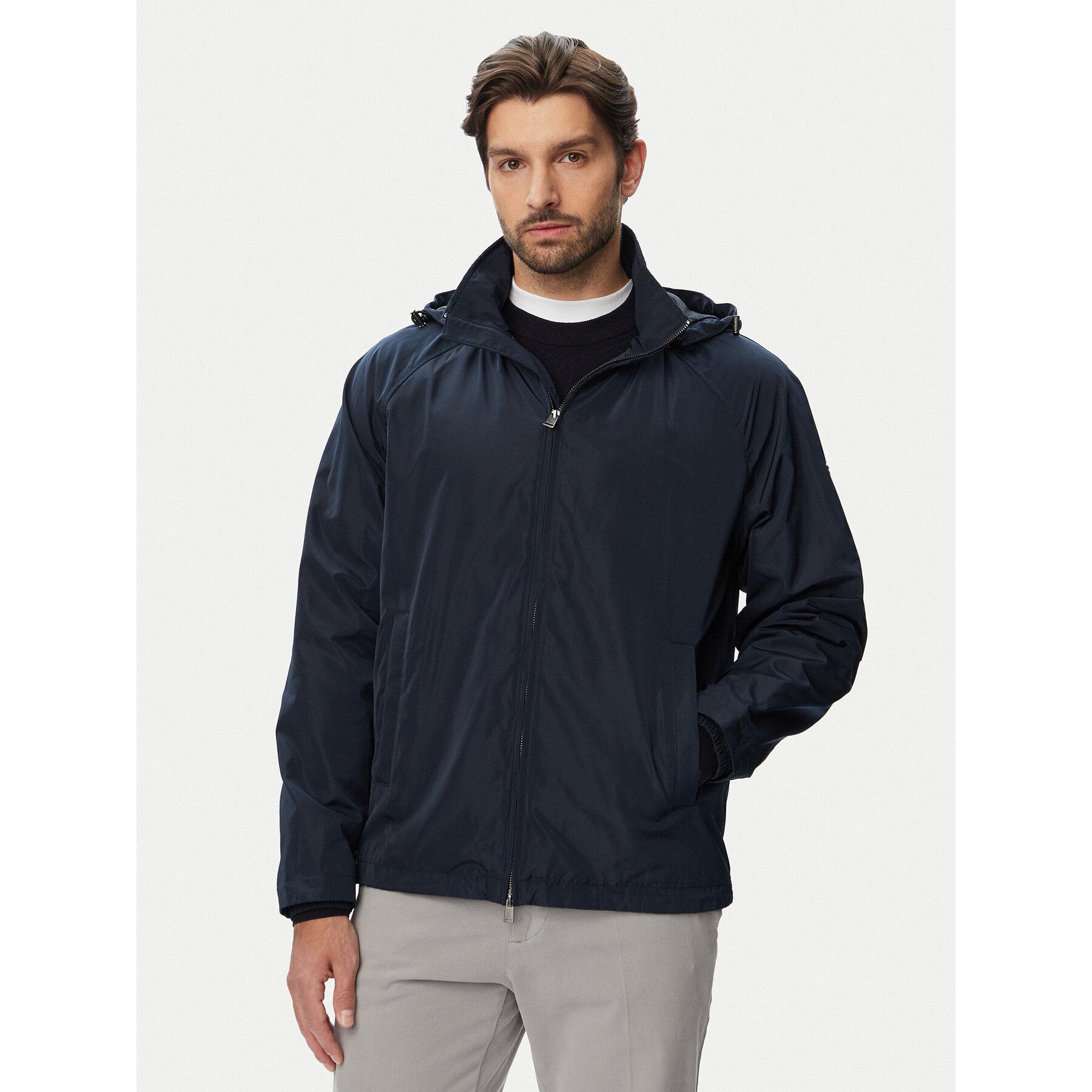 BOSS Windjacke Kurtka H-Carlen 50564402 Dunkelblau Regular Fit