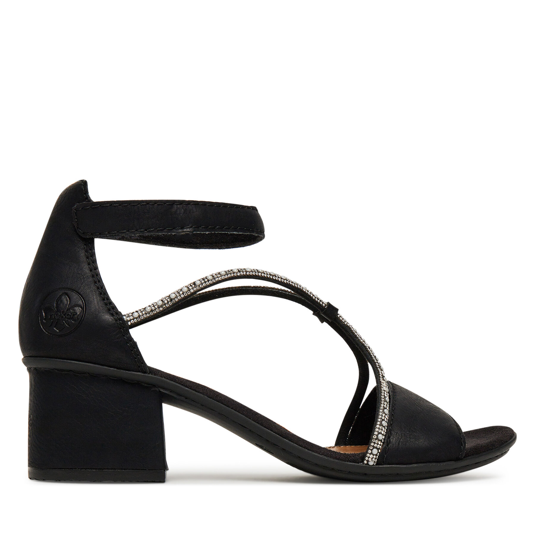 Σανδάλια Rieker 64654-00 Μαύρο