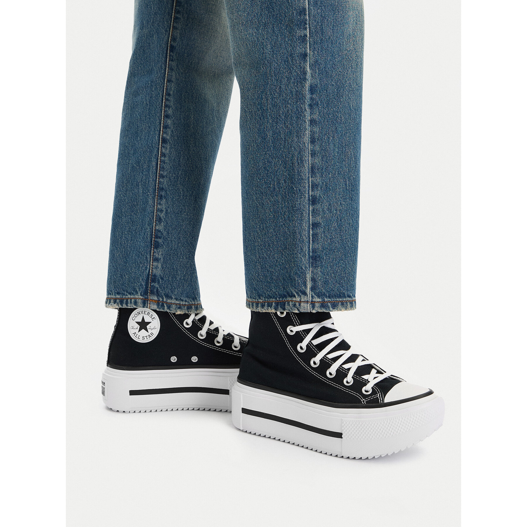 Teniși Converse Chuck Taylor All Star Lift Double Stack A12975C Negru