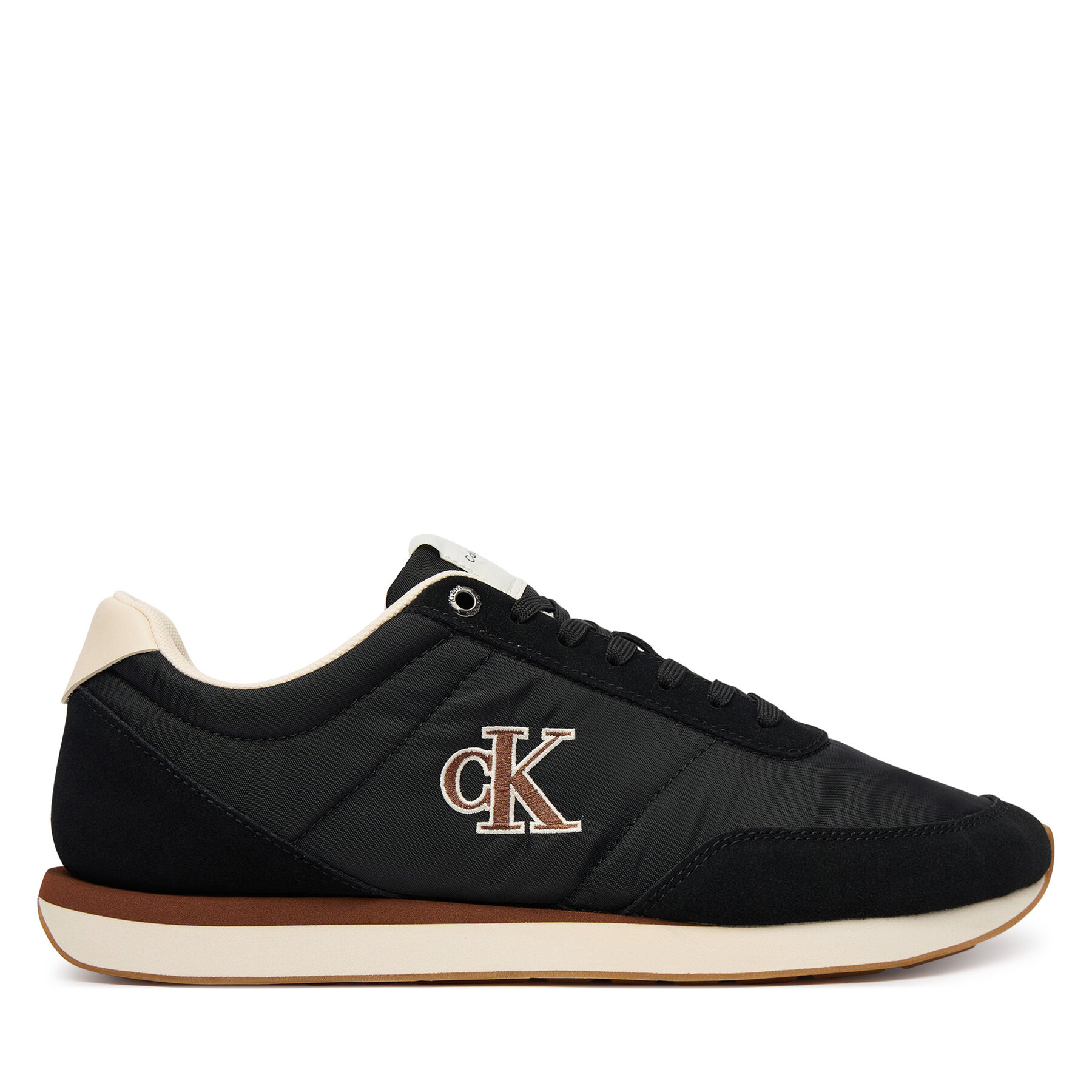 Сникърси Calvin Klein Jeans Retro Runner Ess Mix Mat YM0YM01361 Черен