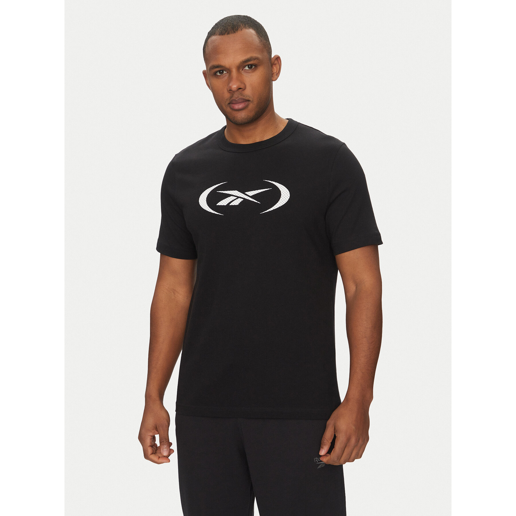 Reebok T-Shirt 100214159 Μαύρο Regular Fit