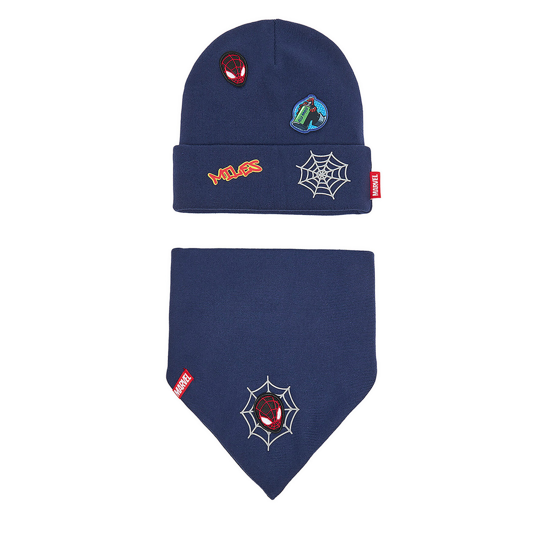 Set Fular și Căciulă Spiderman Ultimate CEO-ACCCS-AW25-113SPRMV Bleumarin