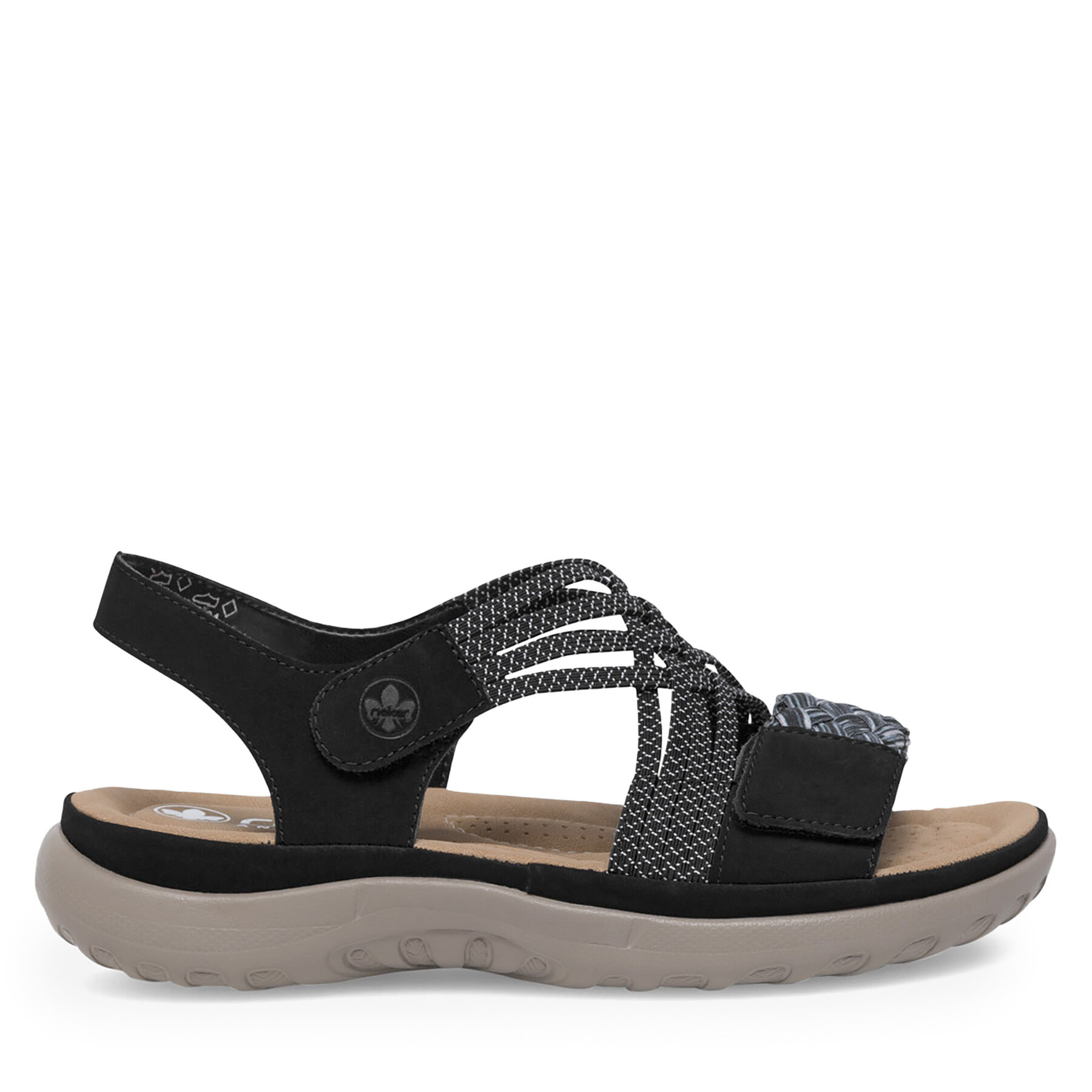 Sandale Rieker 64889-00 Crna