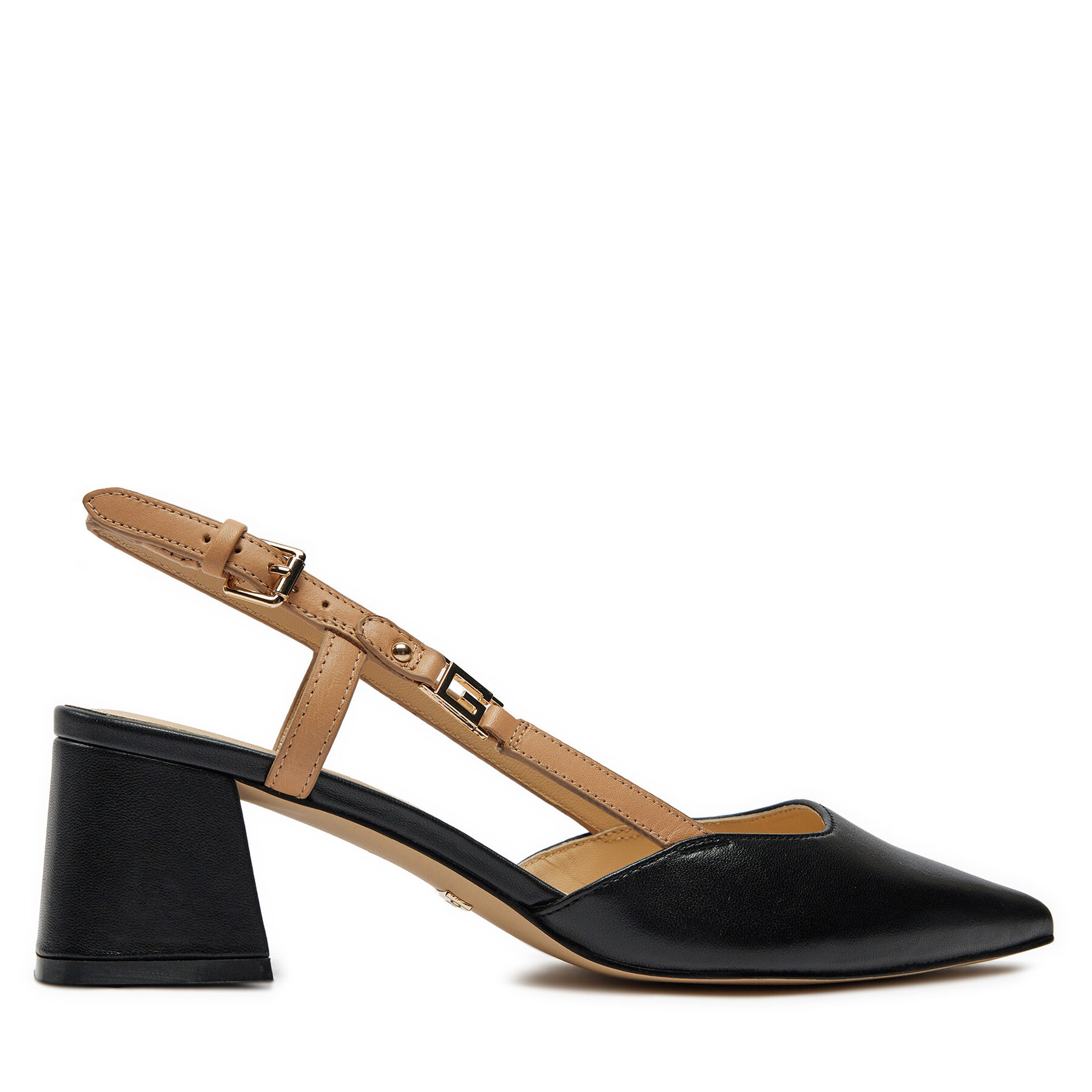 Sandalen Guess Zanna FLTZNN LEA05 Schwarz