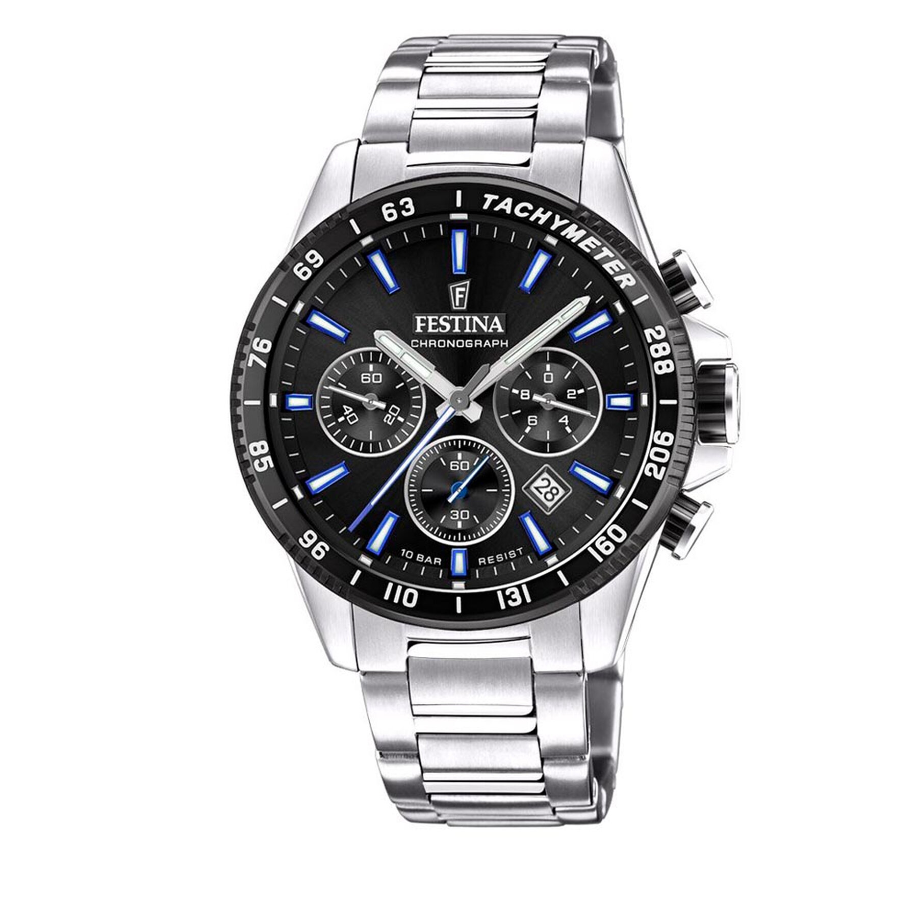 

Годинник Festina Timeless Chronograph F20560/5 Silver/Black, Чорний