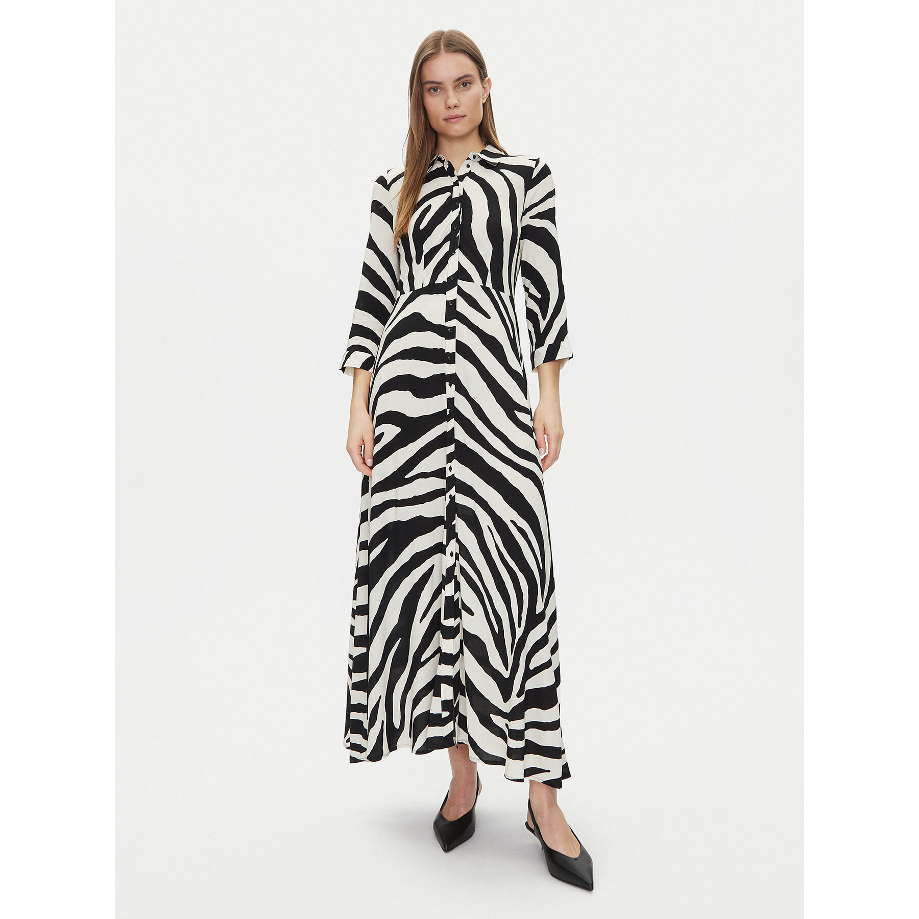 YAS Hemdkleid Savanna 26022663 Beige Loose Fit