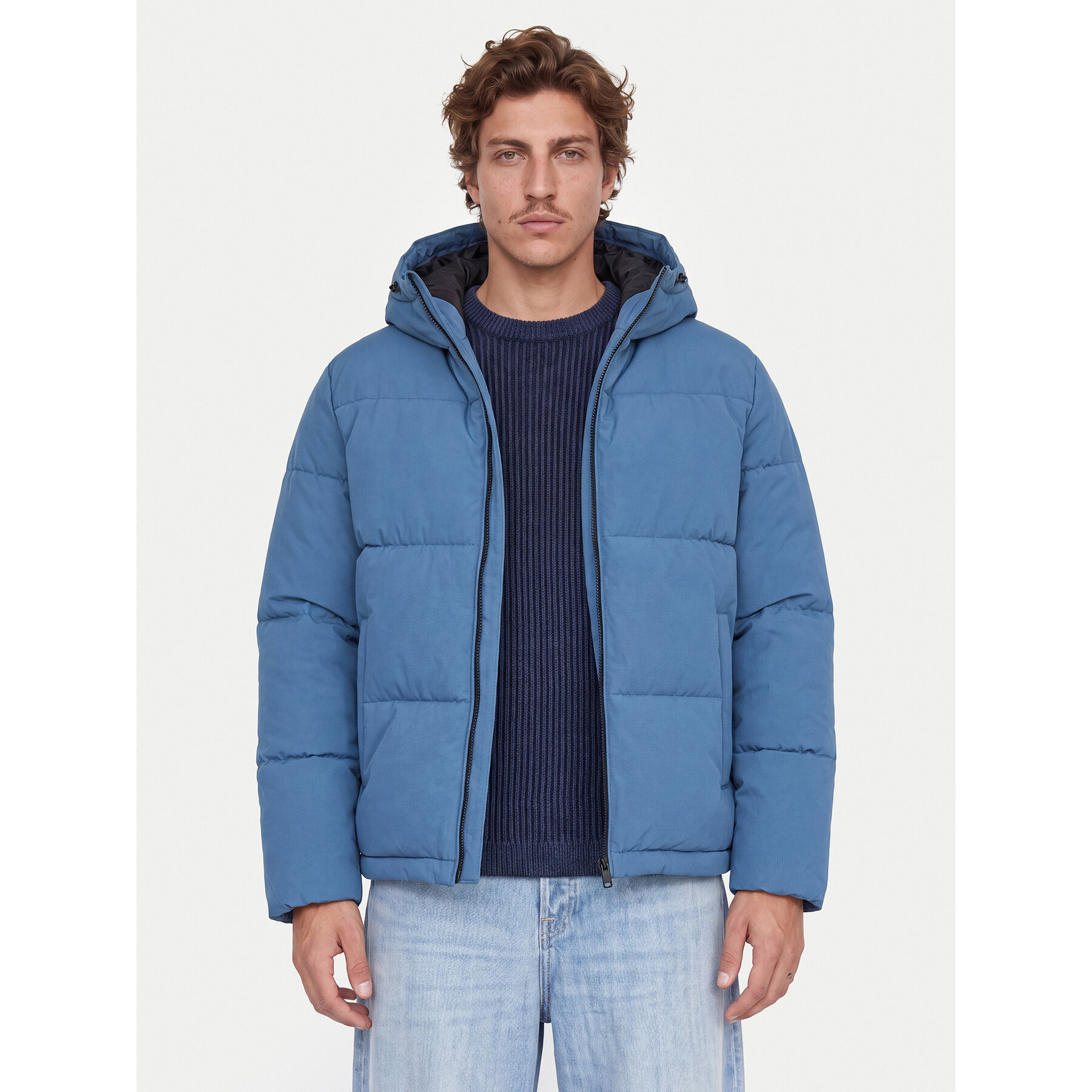 Jack & Jones Winterjacke Galaxy 12303930 Blau Regular Fit