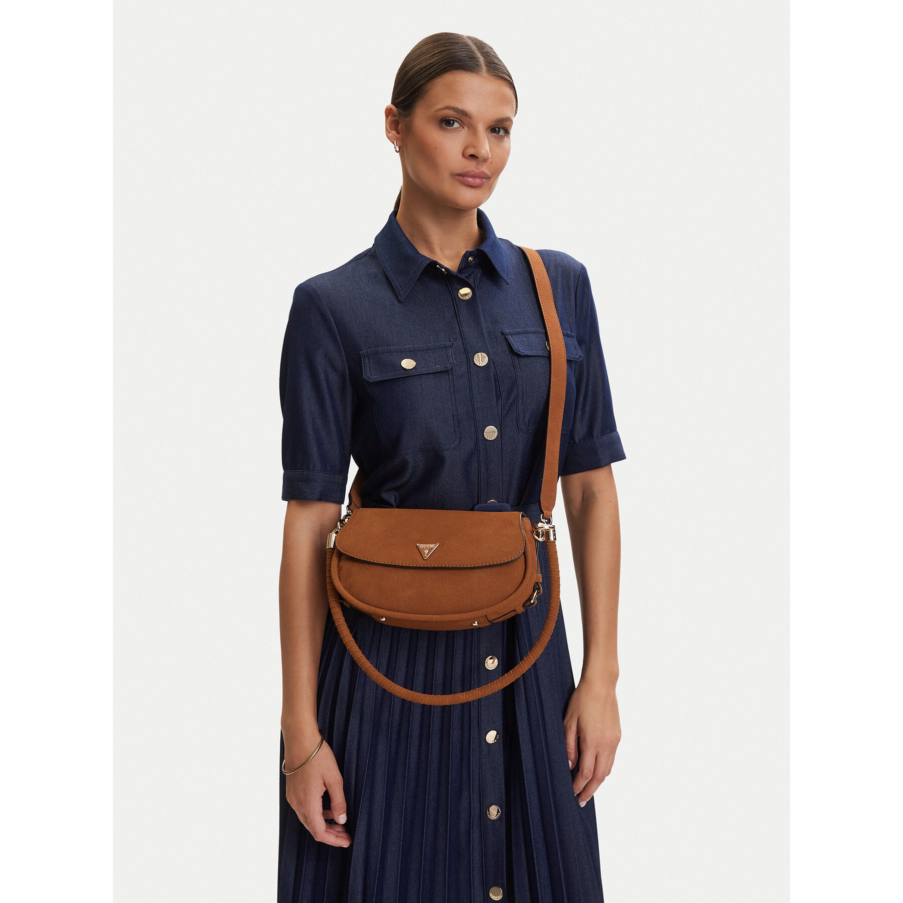 Geantă Guess Danya HWSG99 18190 Maro deschis